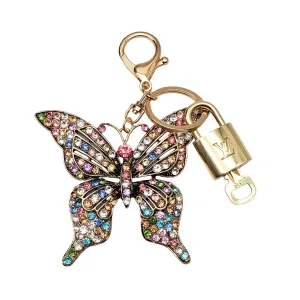 100%  Louis Vuitton Lock and Key with Unbranded Keychain, Keycharm, Bagcharm