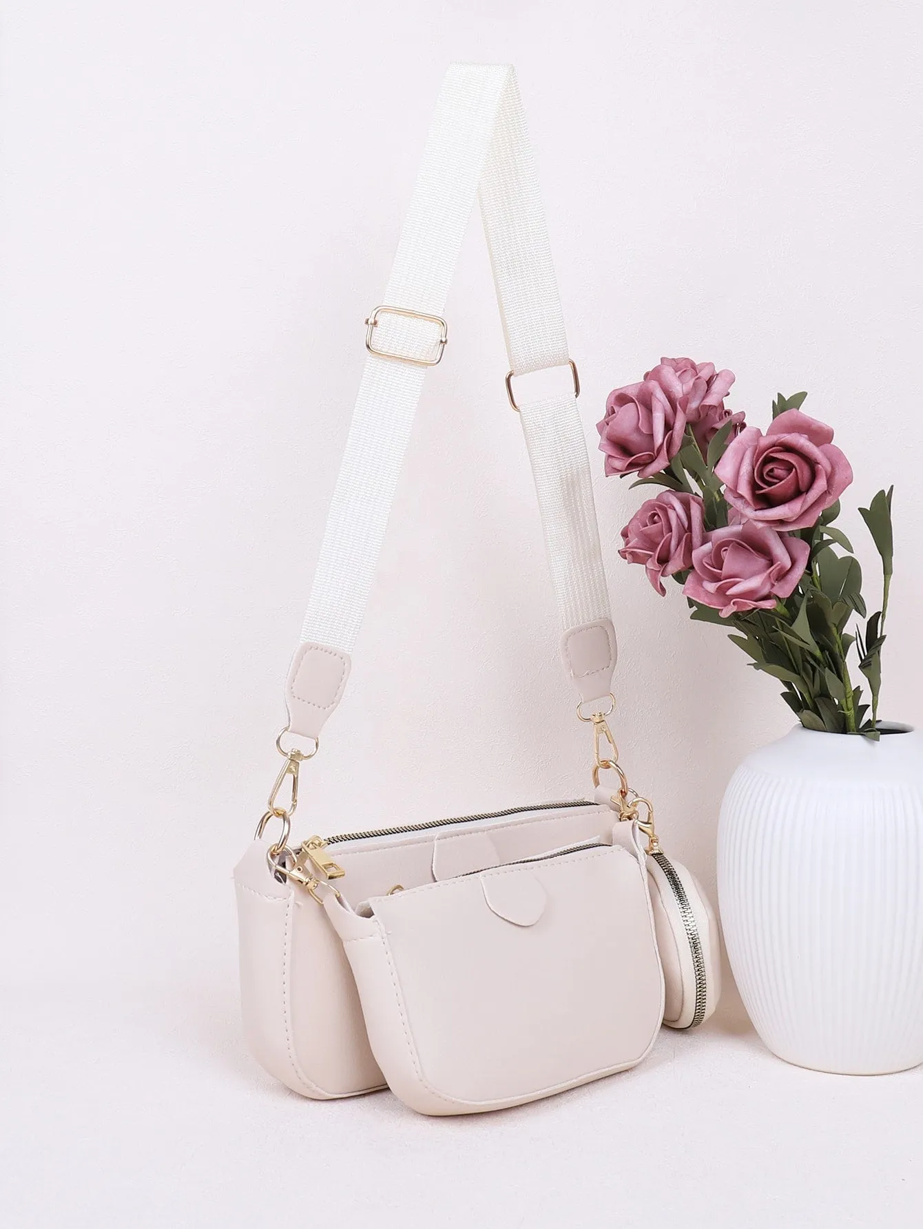 3pcs Minimalist Crossbody Bag Set