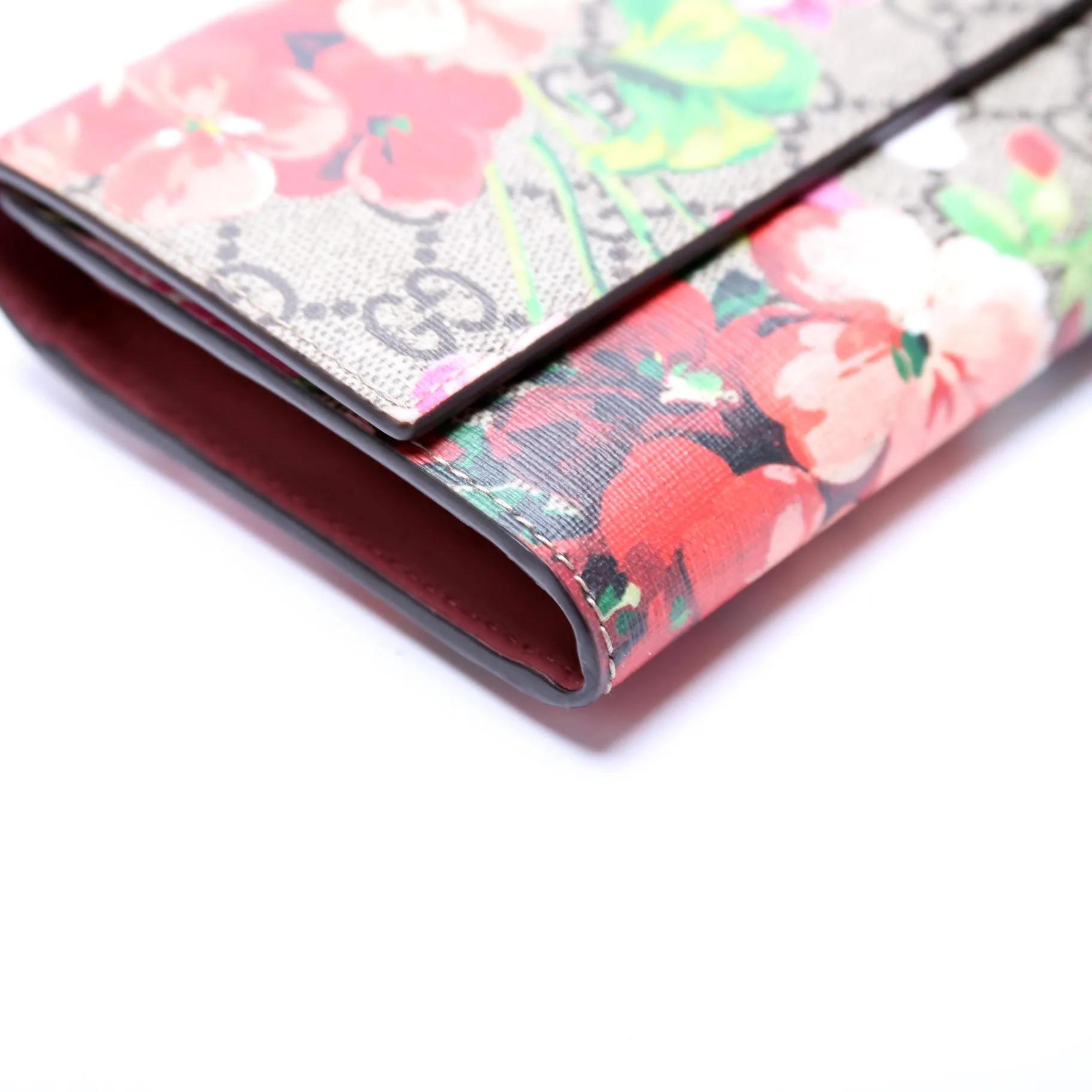 410074 Gucci Blooms Continental Wallet and Card Case