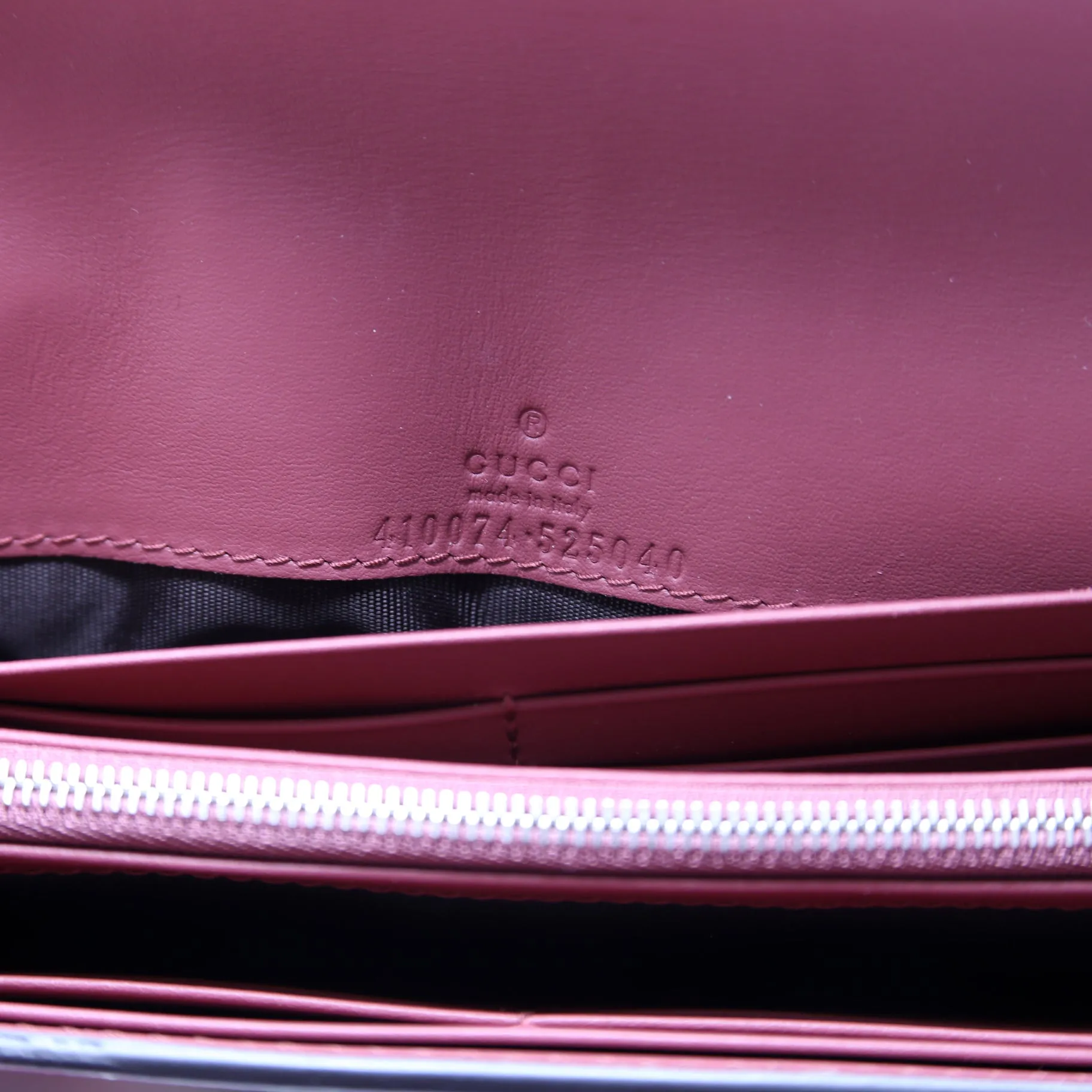 410074 Gucci Blooms Continental Wallet and Card Case