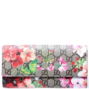 410074 Gucci Blooms Continental Wallet and Card Case
