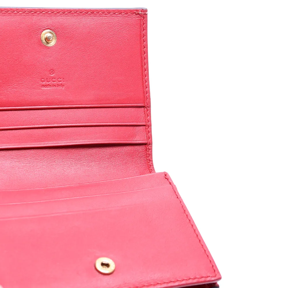410088 Blooms Small Wallet Blue