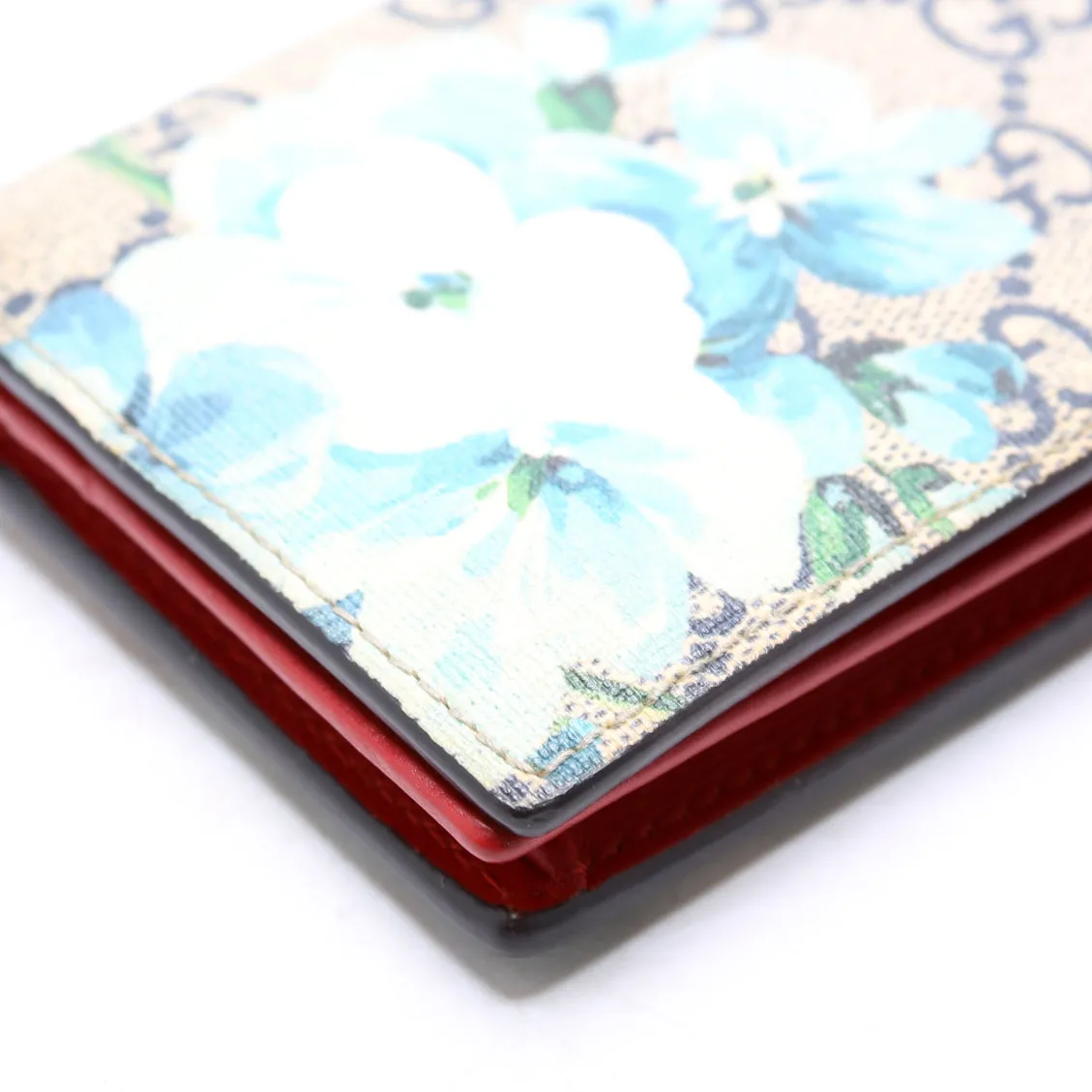 410088 Blooms Small Wallet Blue