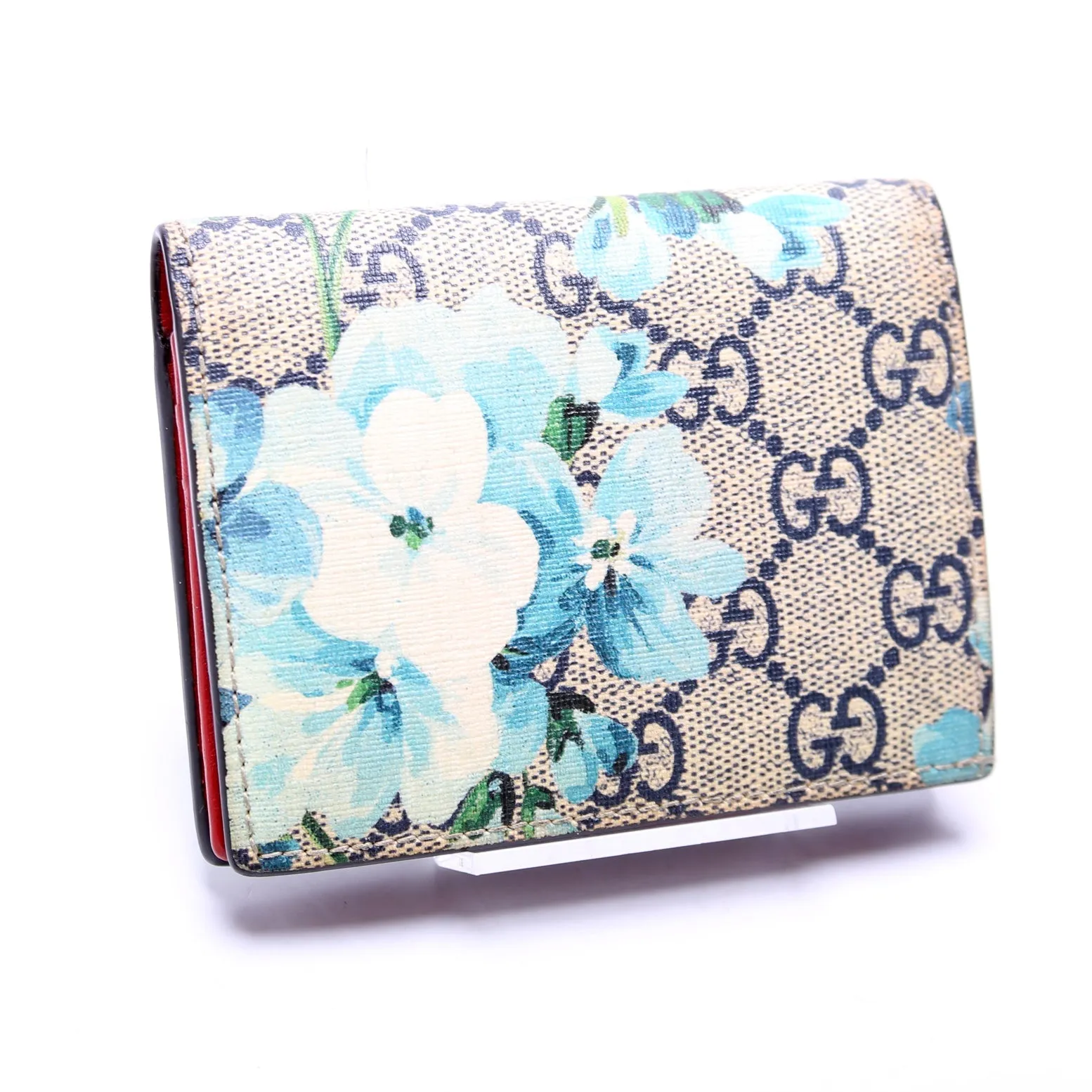 410088 Blooms Small Wallet Blue