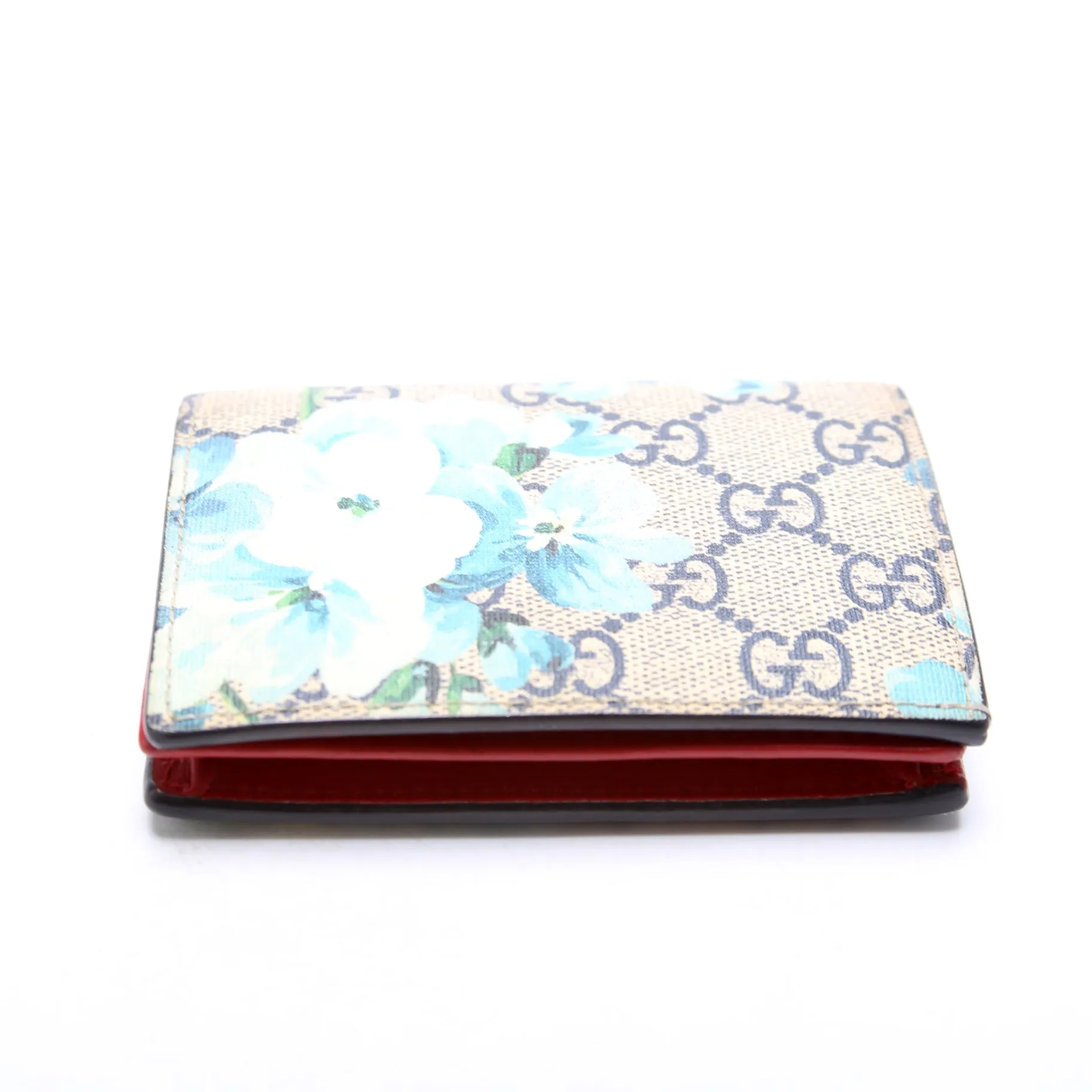 410088 Blooms Small Wallet Blue