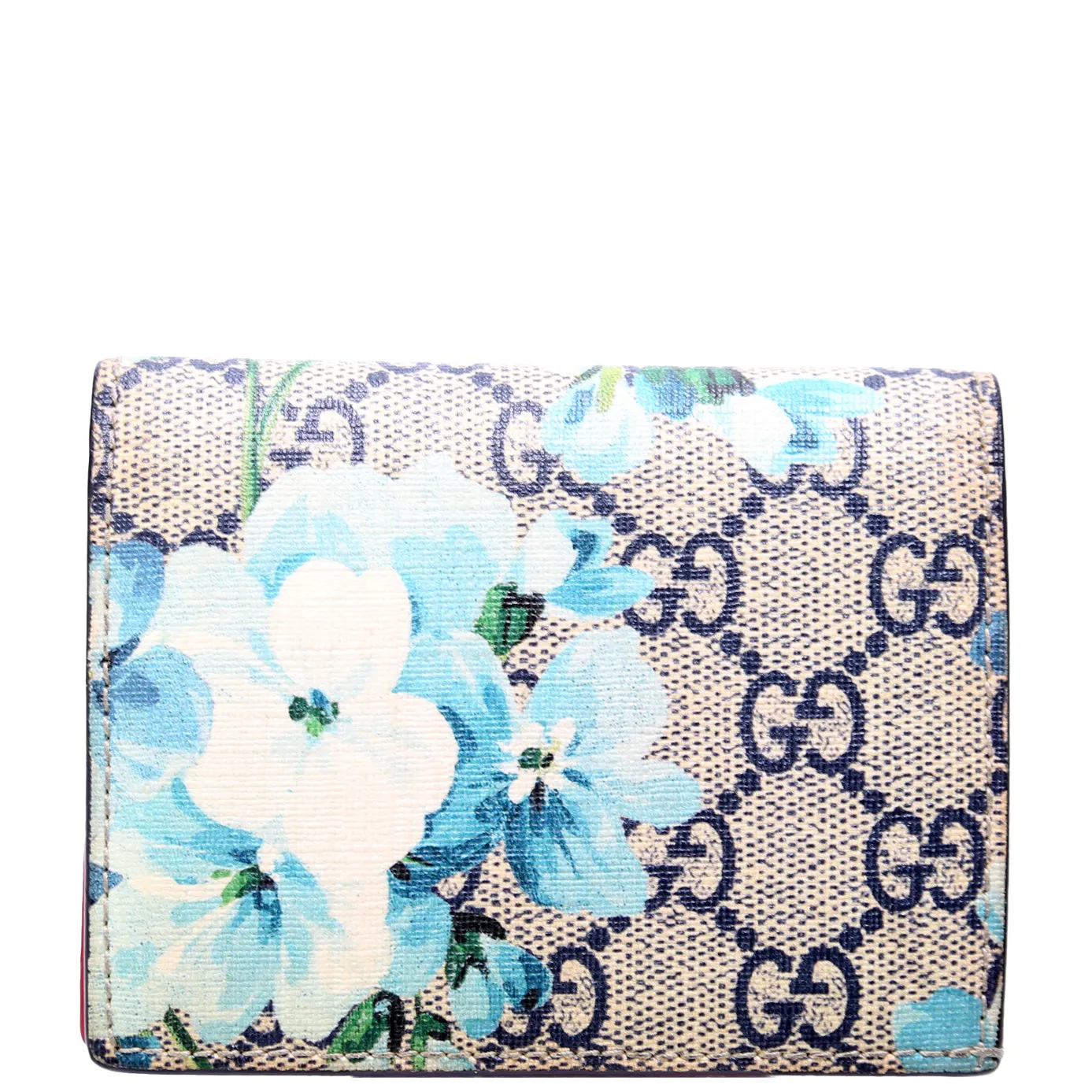410088 Blooms Small Wallet Blue