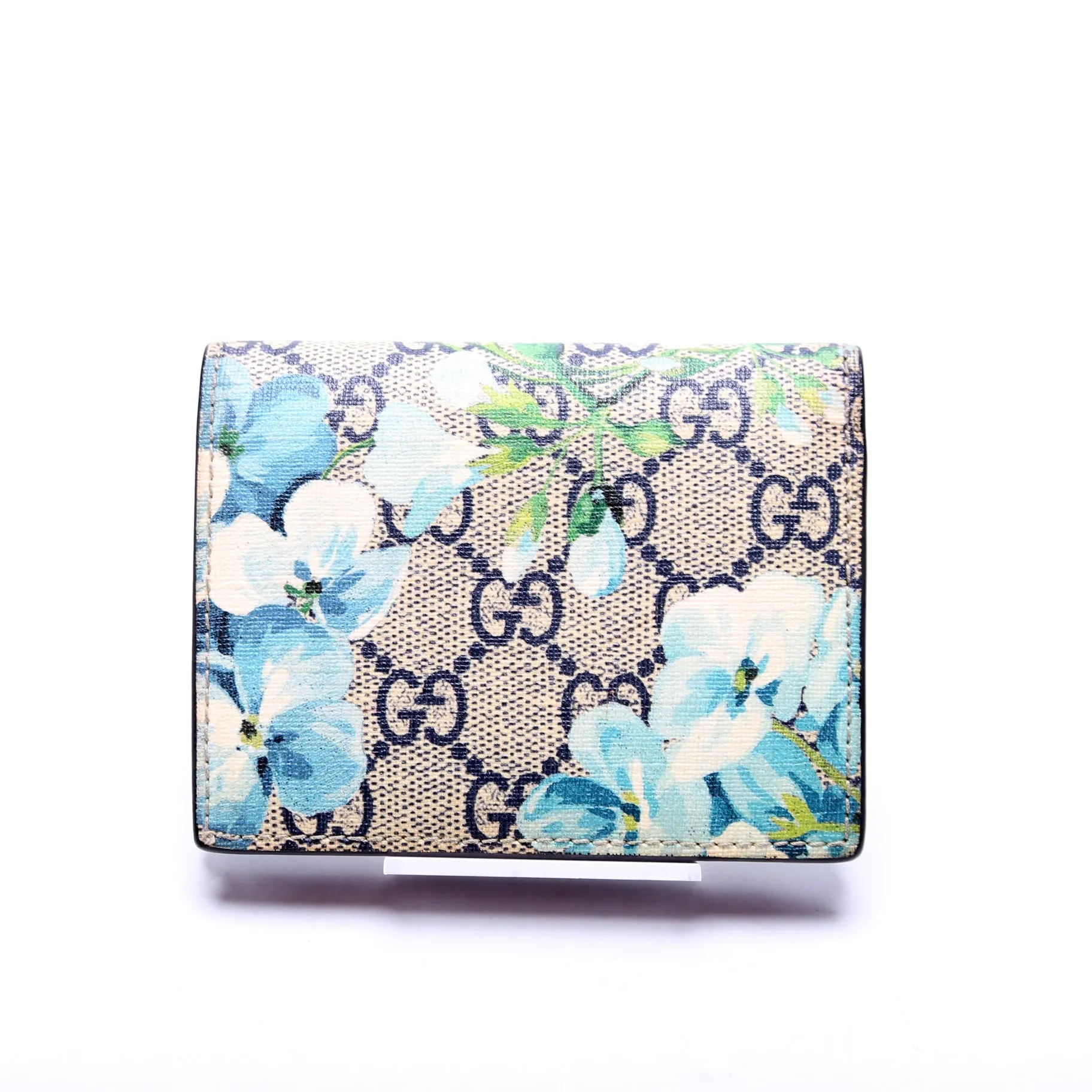410088 Blooms Small Wallet Blue