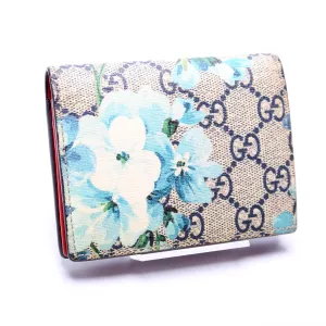 410088 Blooms Small Wallet Blue