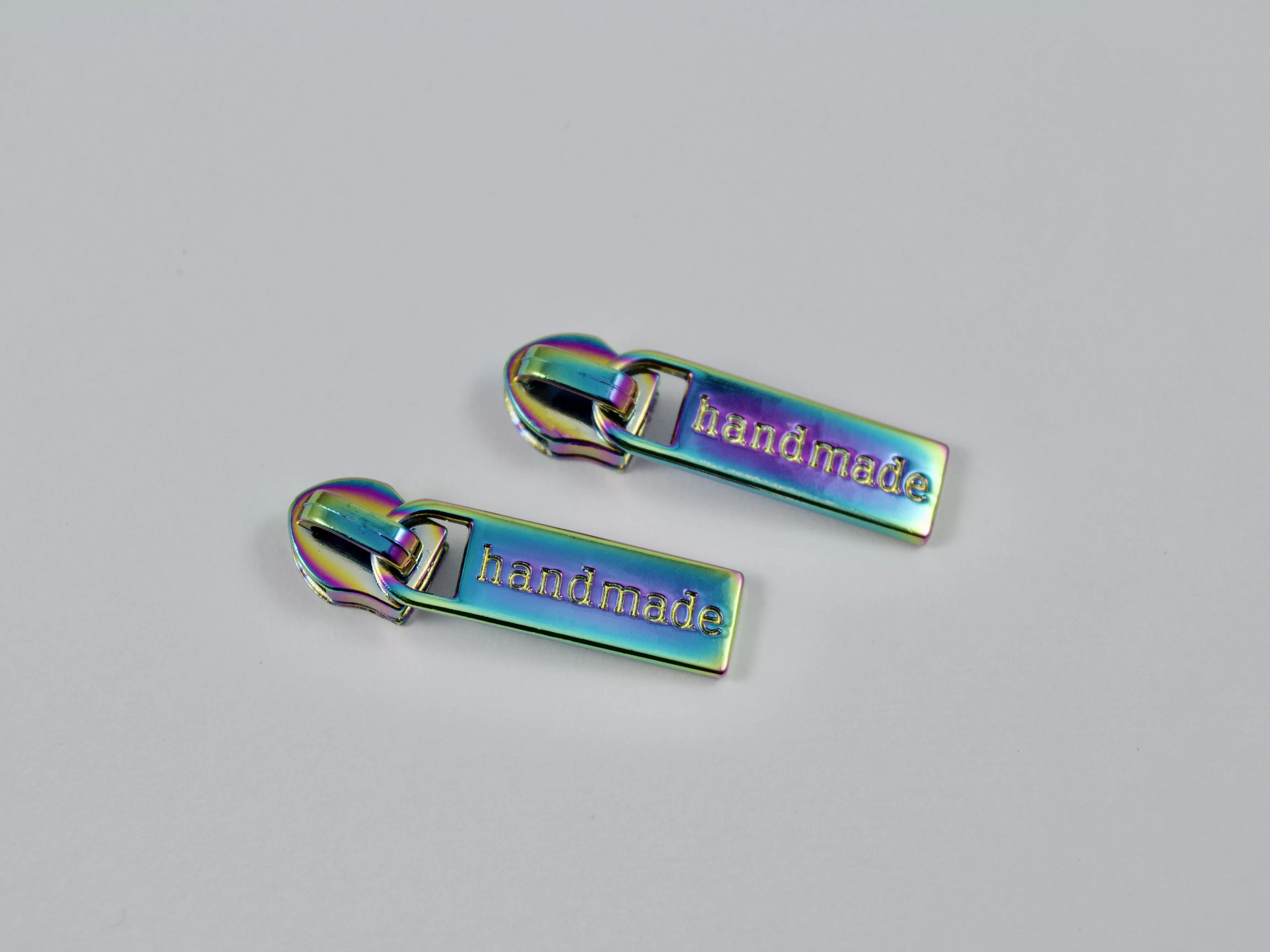 #5 Handmade Rectangle Zipper Pulls | Pack of 2