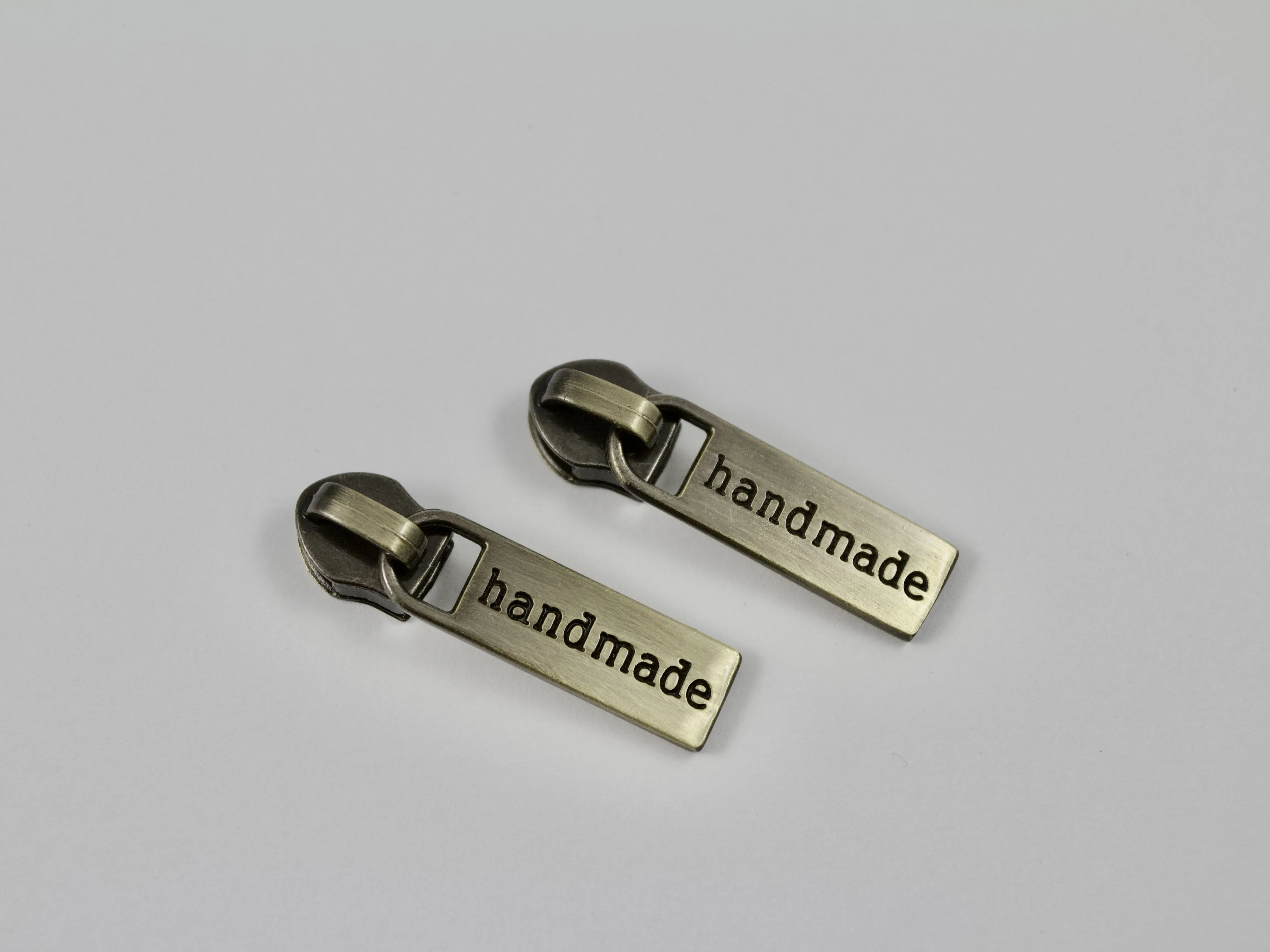 #5 Handmade Rectangle Zipper Pulls | Pack of 2