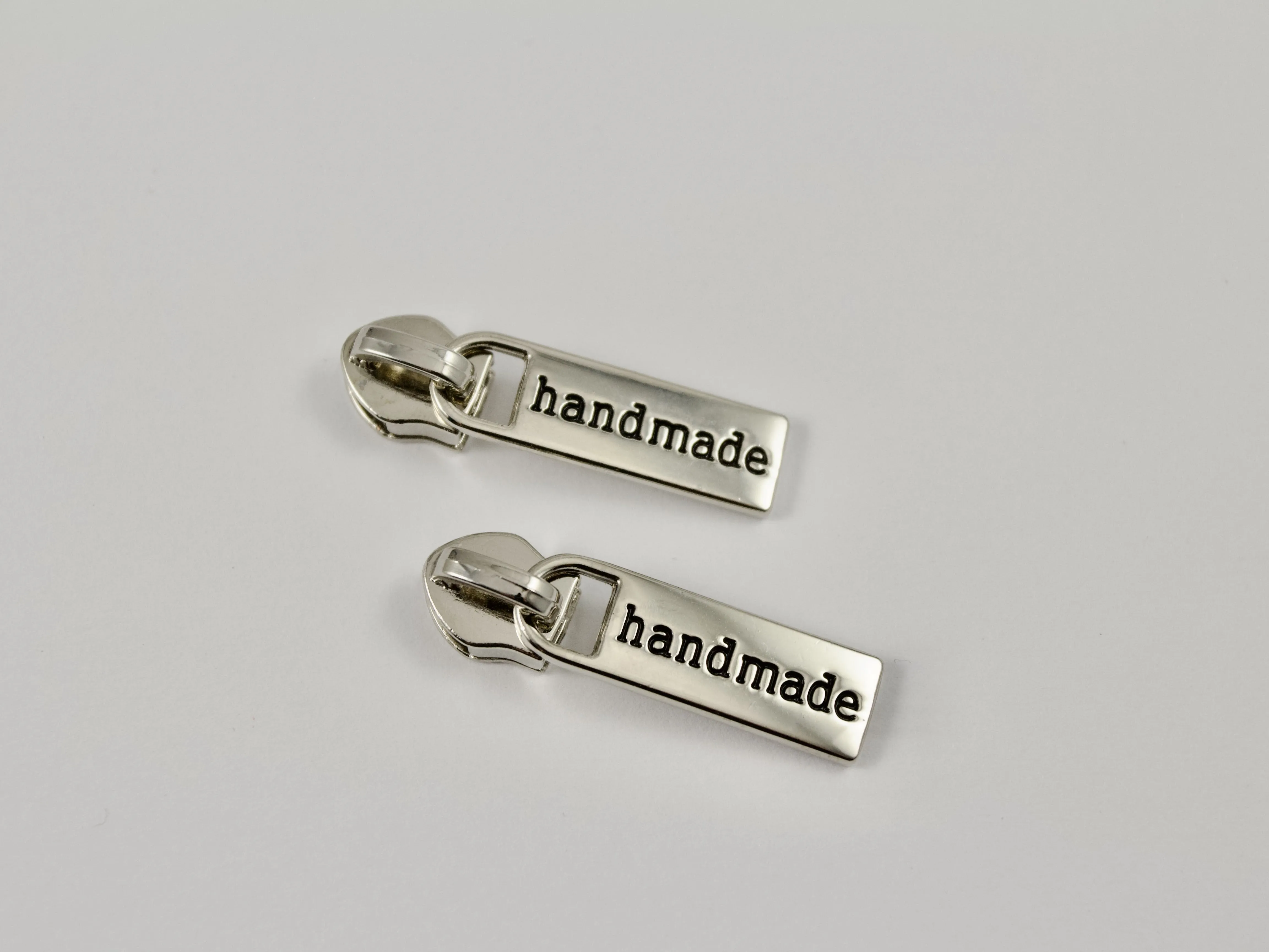 #5 Handmade Rectangle Zipper Pulls | Pack of 2