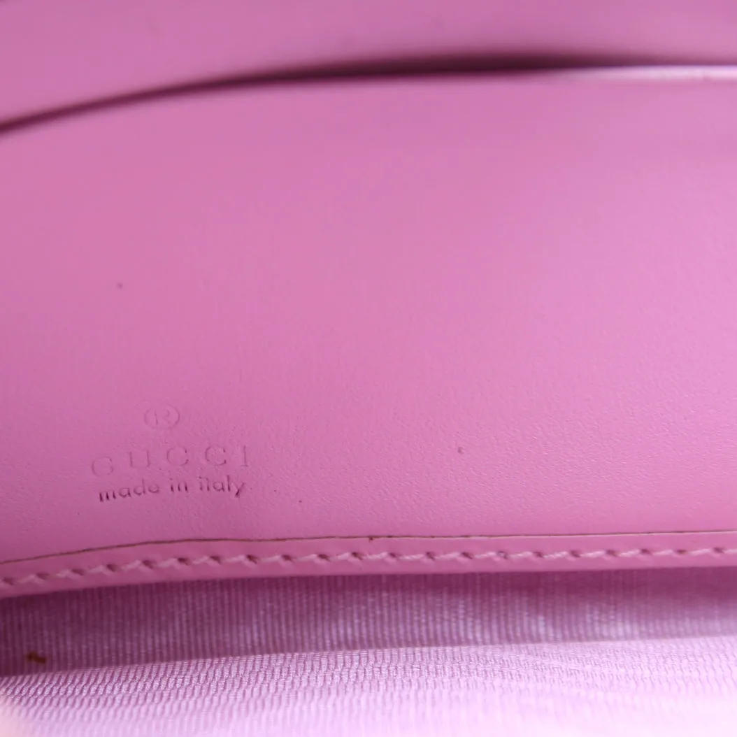 573865 Gucci Supreme Strawberry Zip Around Wallet