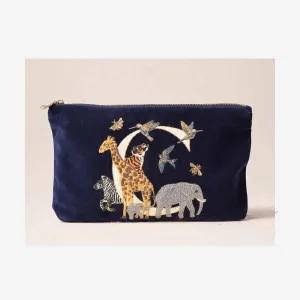 ALPHABET NAVY EVERYDAY POUCH C