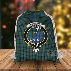 Arbuthnot Tartan Christmas Santa's Bag with Family Crest