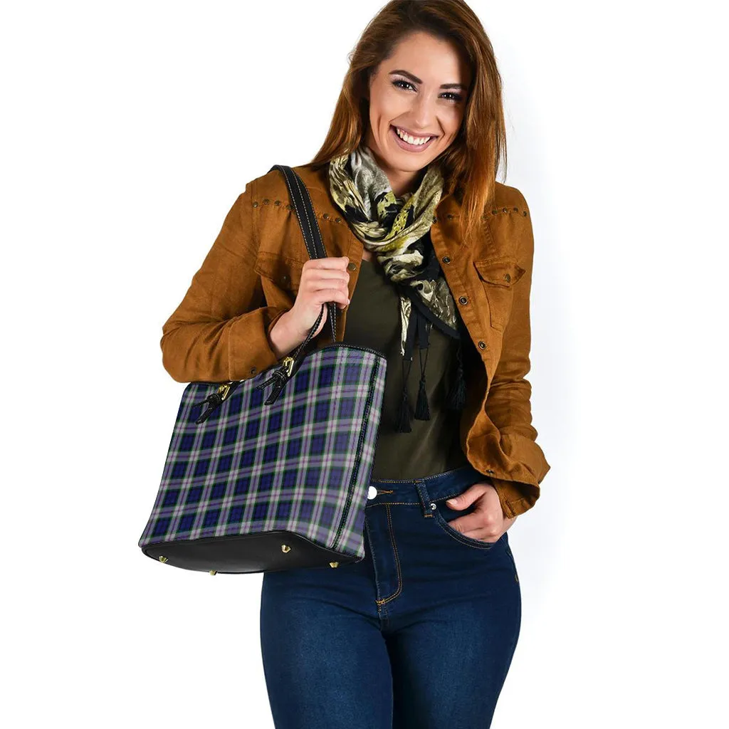 Baird Dress Tartan Leather Tote Bag