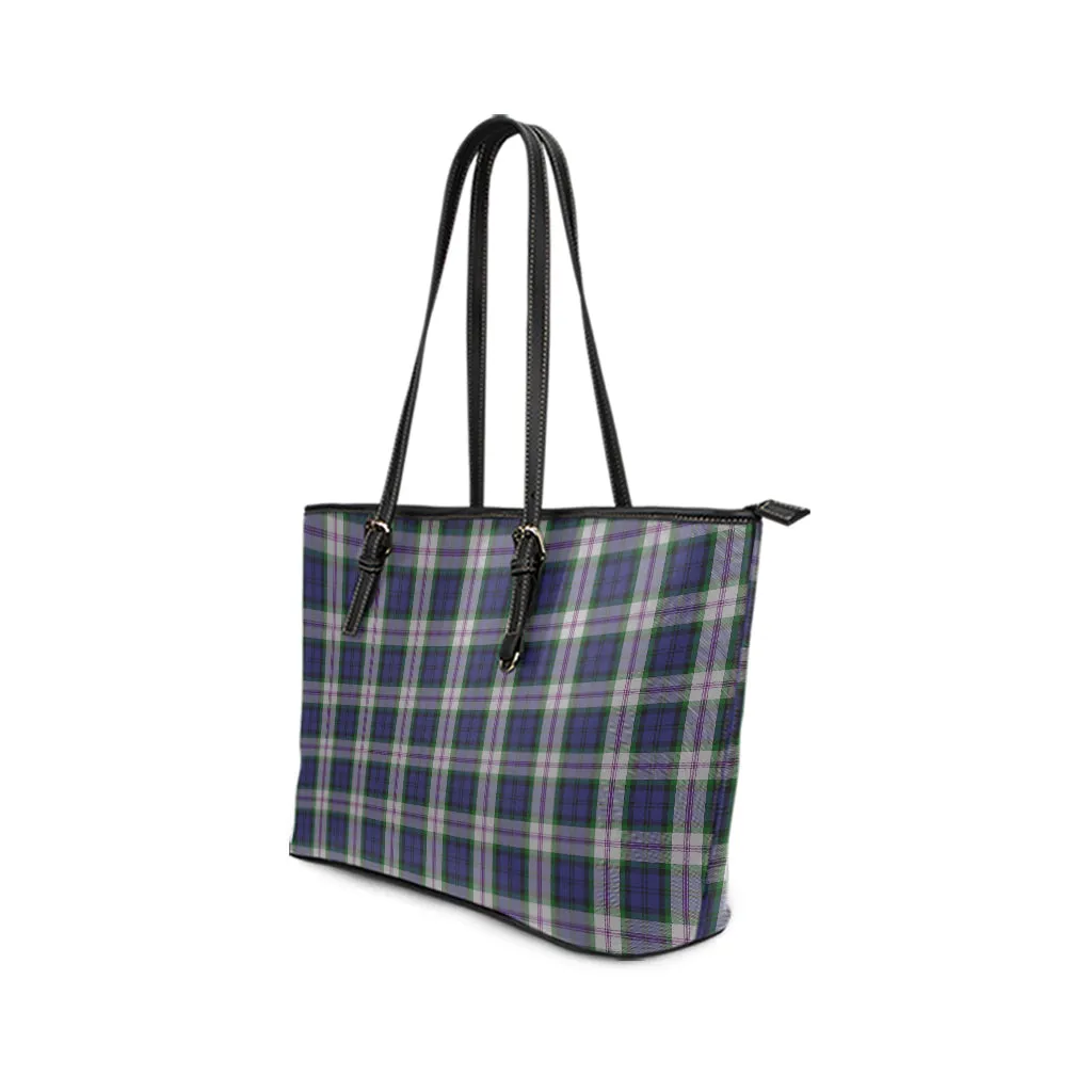 Baird Dress Tartan Leather Tote Bag