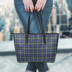 Baird Modern Tartan Leather Tote Bag
