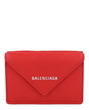 Balenciaga Womens Papier Mini Wallet