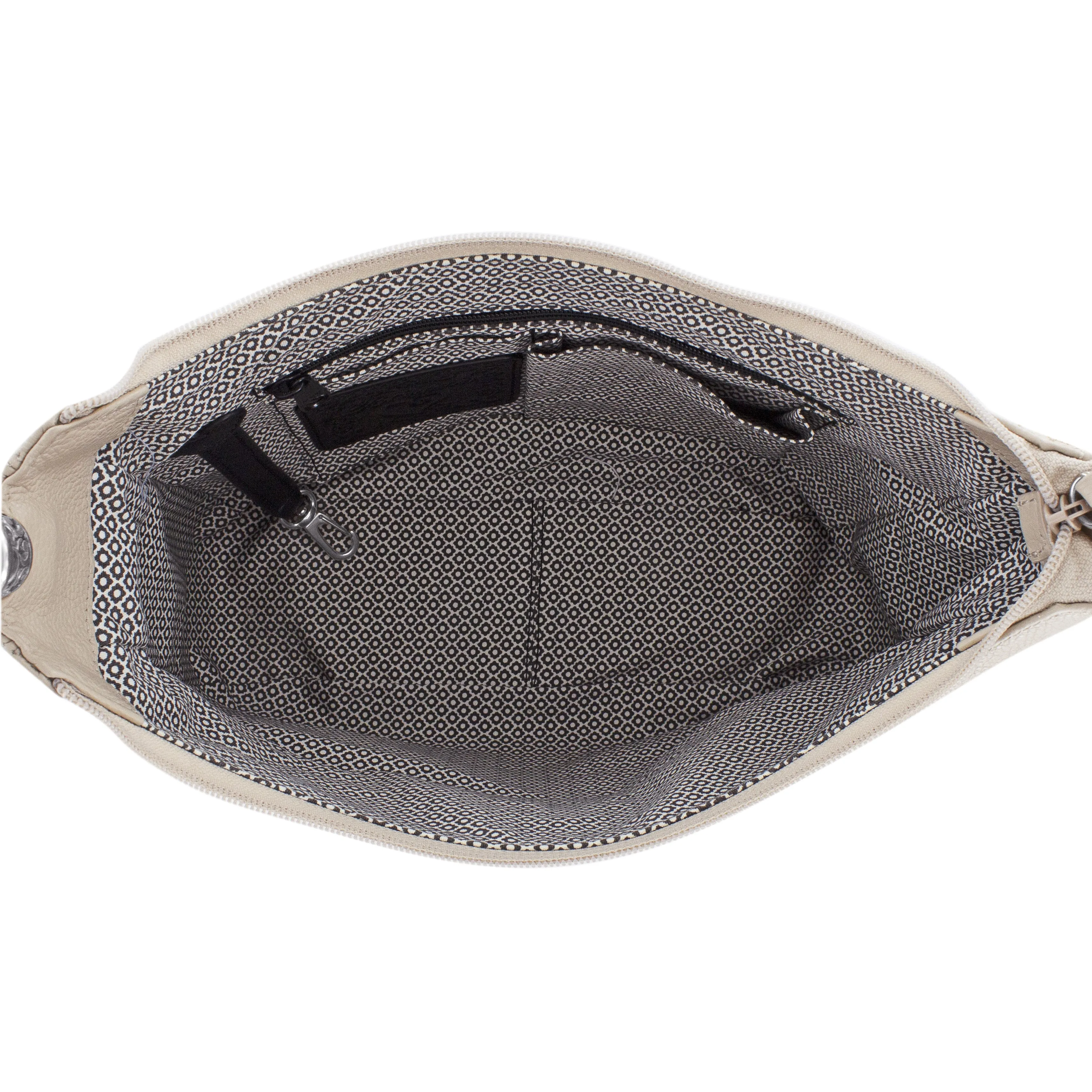 Barbados Ziptop Hobo | Stone-Multi