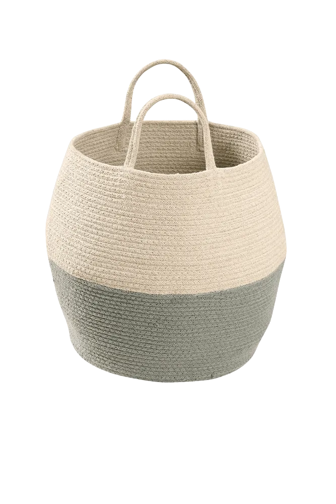 Basket Zoco Vintage Blue - Natural  - Morocco