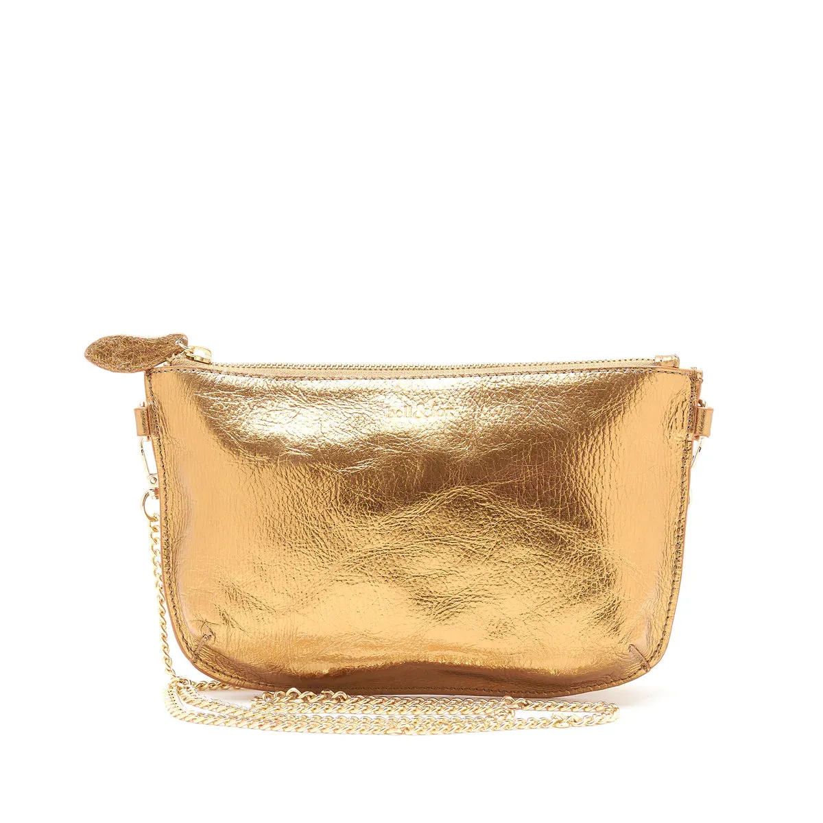 Bell & Fox Izzy Crossbody Bag-Bronze Leather