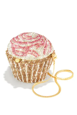 Birthday Wish Embellished Cupcake Handbag - Multi