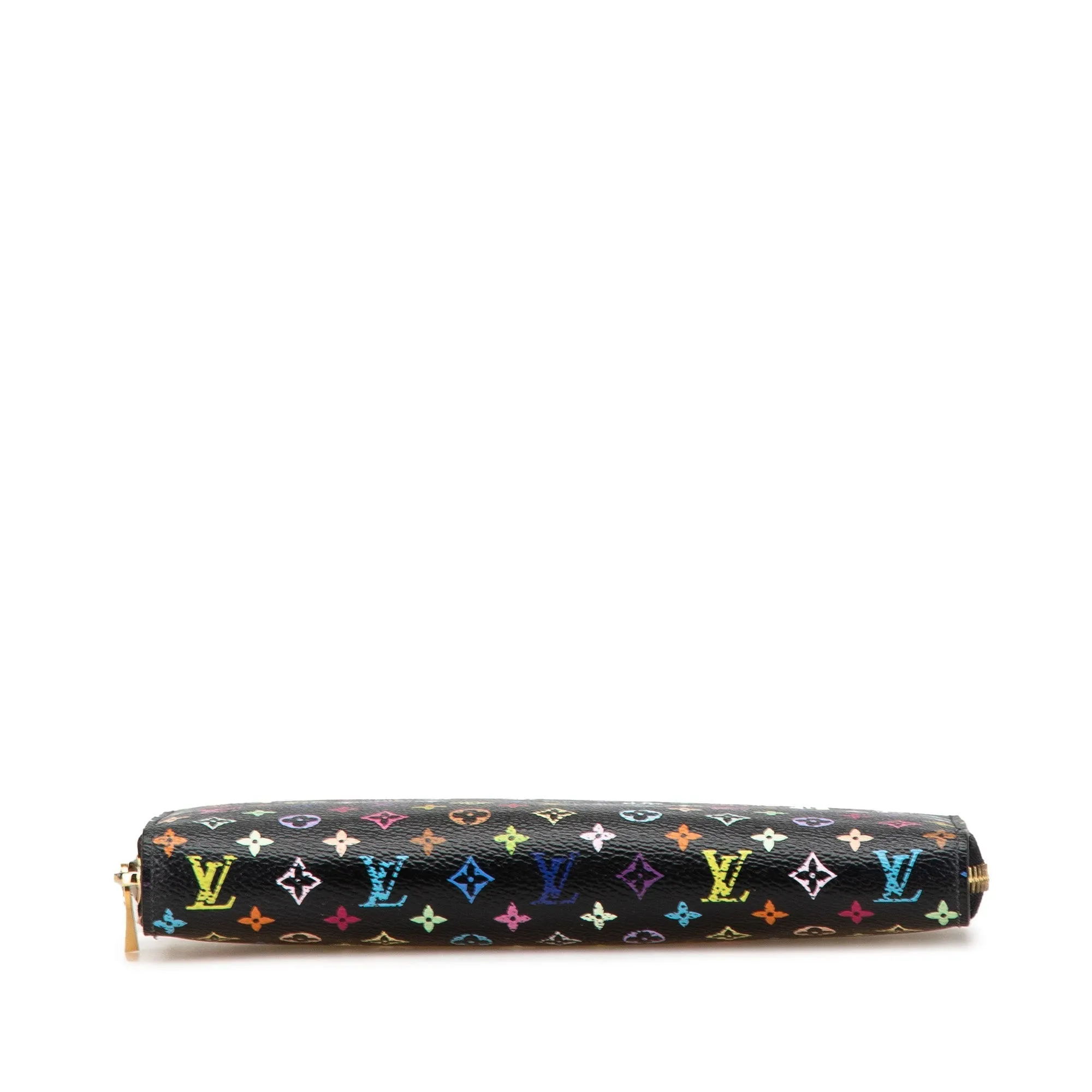 Black Louis Vuitton Monogram Multicolore Zippy Wallet