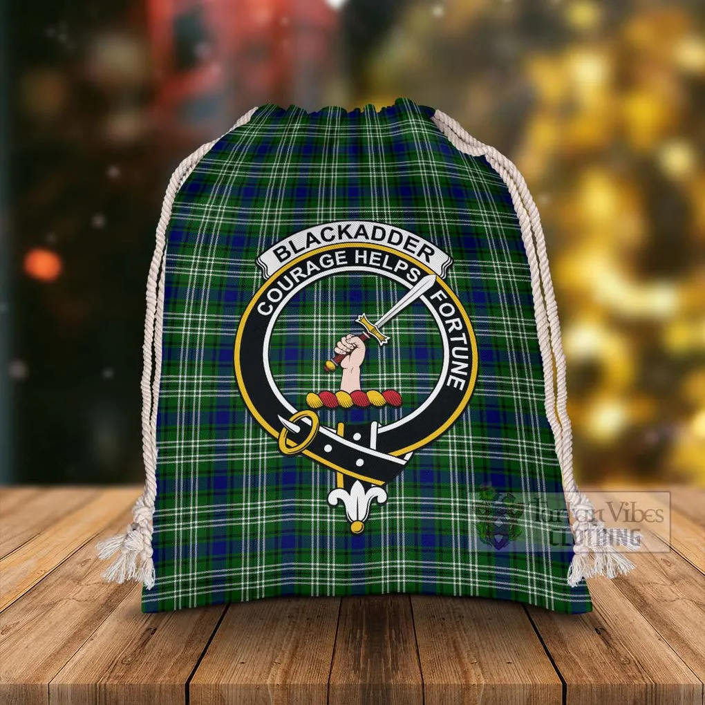 Blackadder Tartan Christmas Santa's Bag with Family Crest