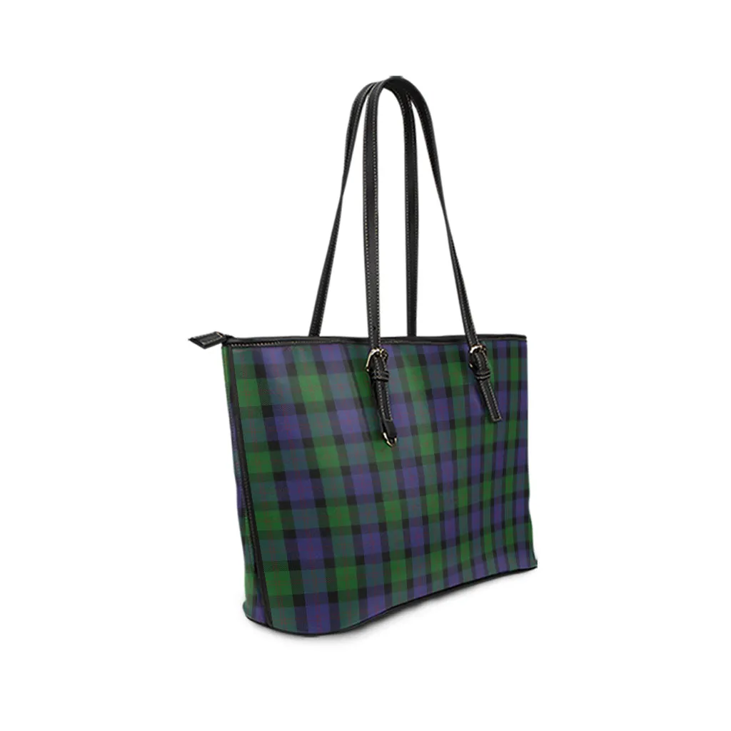 Blair Tartan Leather Tote Bag