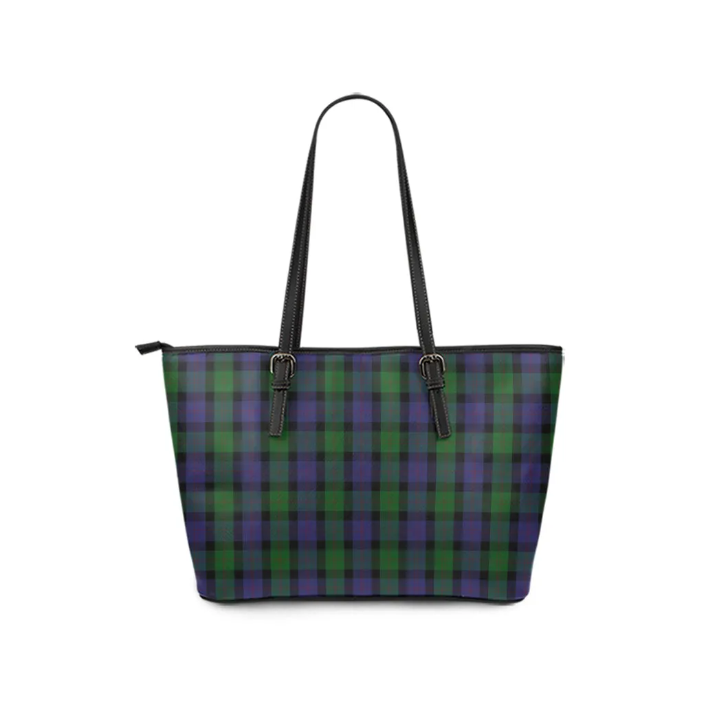 Blair Tartan Leather Tote Bag