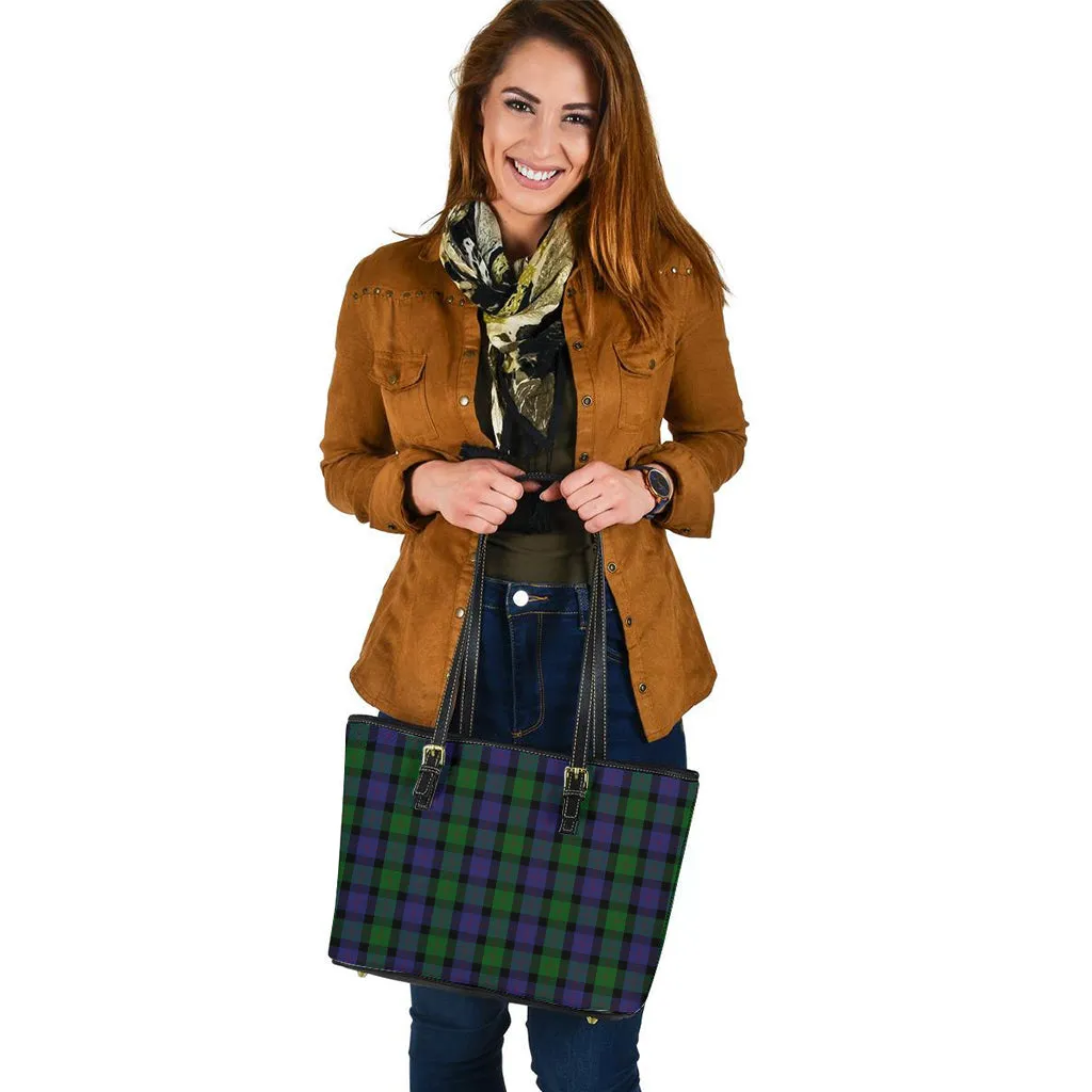 Blair Tartan Leather Tote Bag