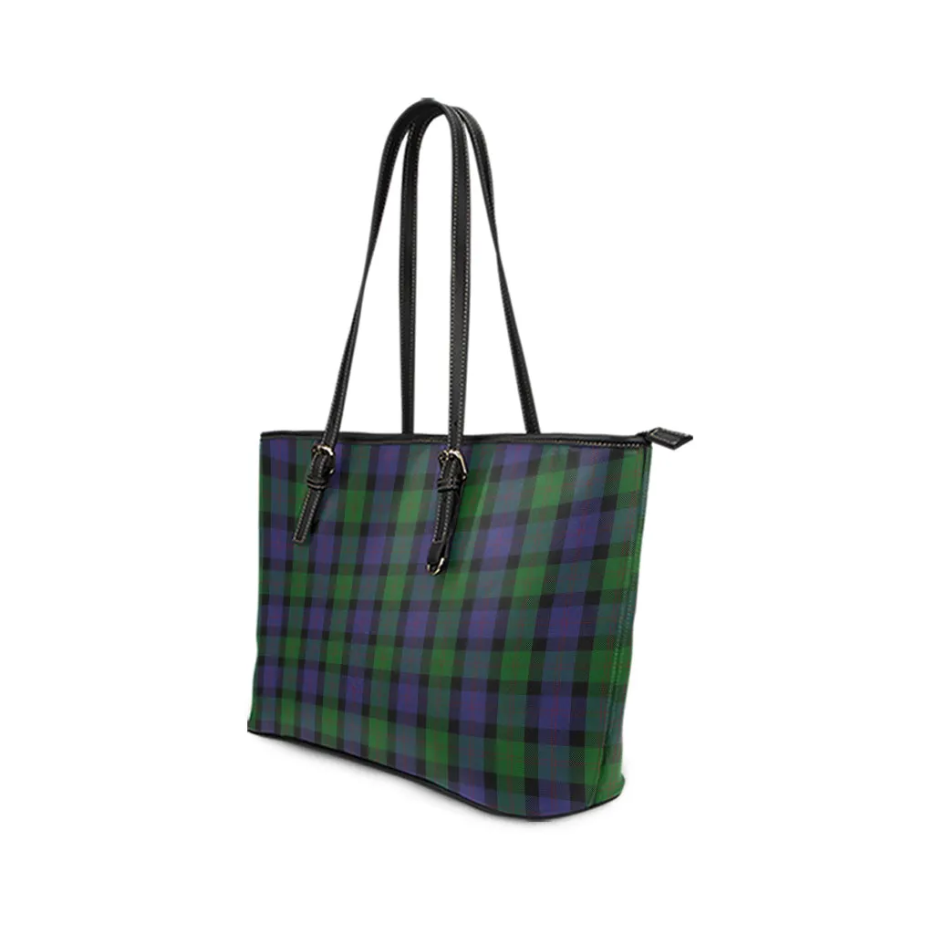Blair Tartan Leather Tote Bag