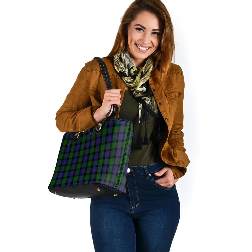 Blair Tartan Leather Tote Bag