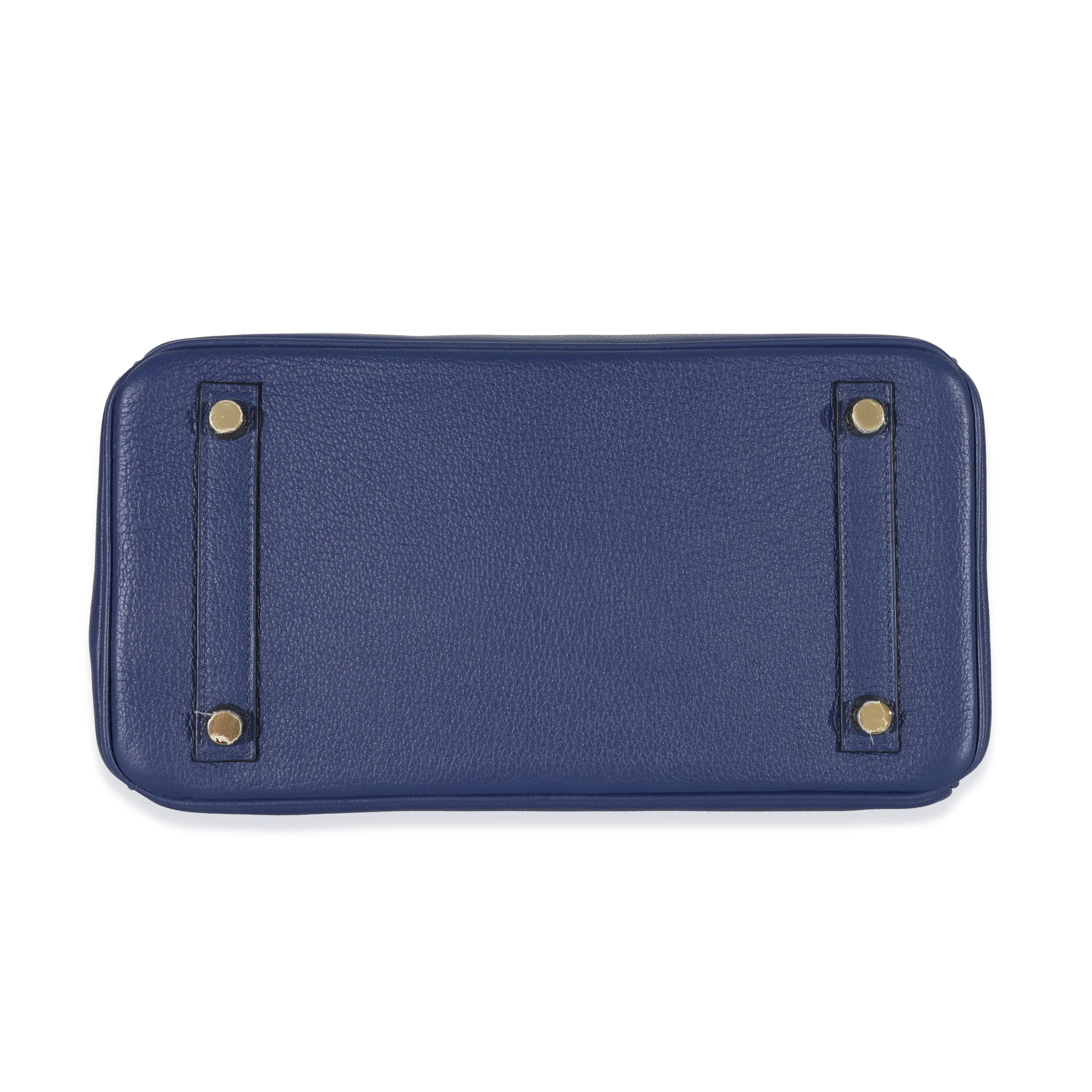 Bleu Saphir Gris Mouette Taurillon Novillo Verso Birkin 25 GHW