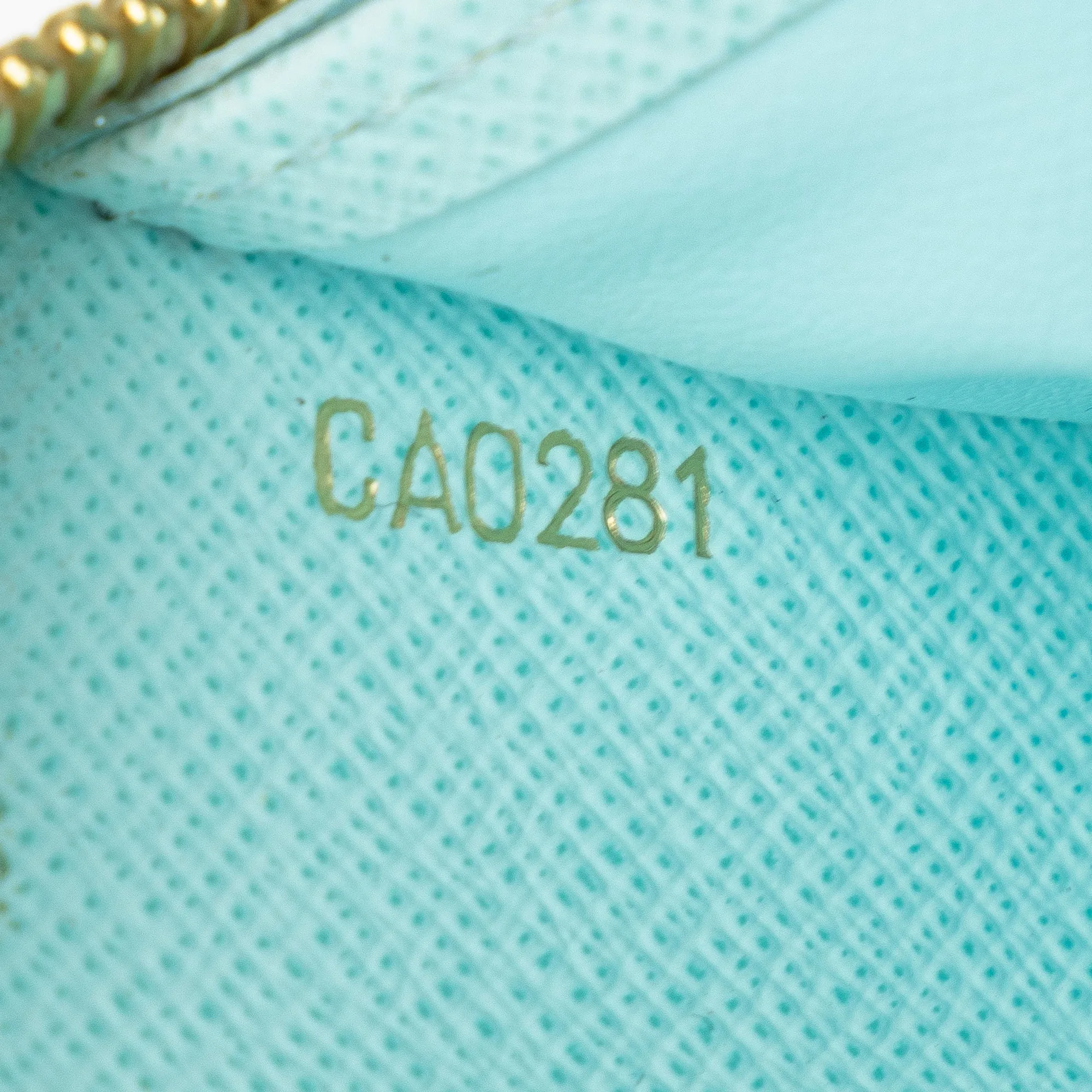 Blue Louis Vuitton Monogram Giant By The Pool Zippy Wallet