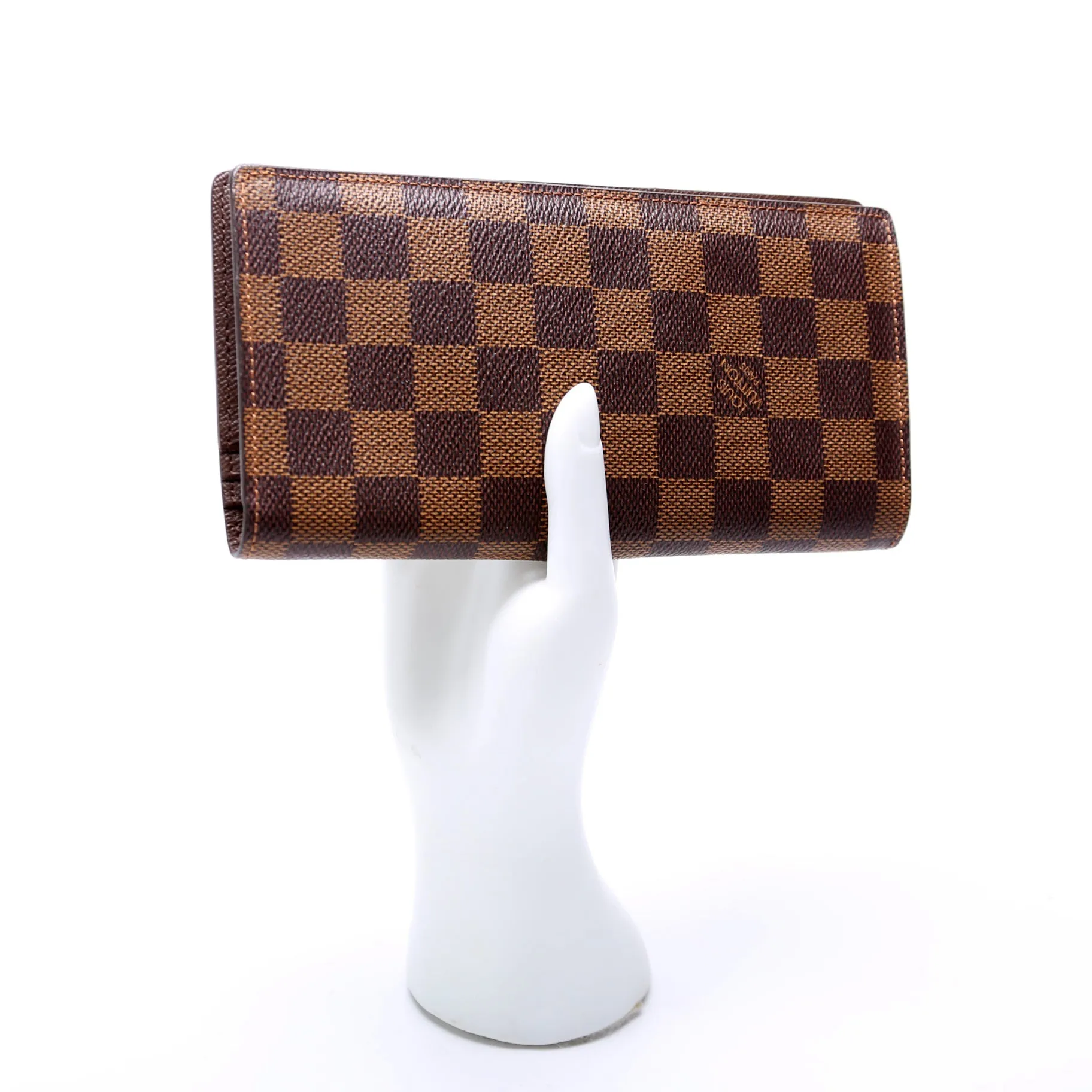 Brazza Wallet Damier Ebene