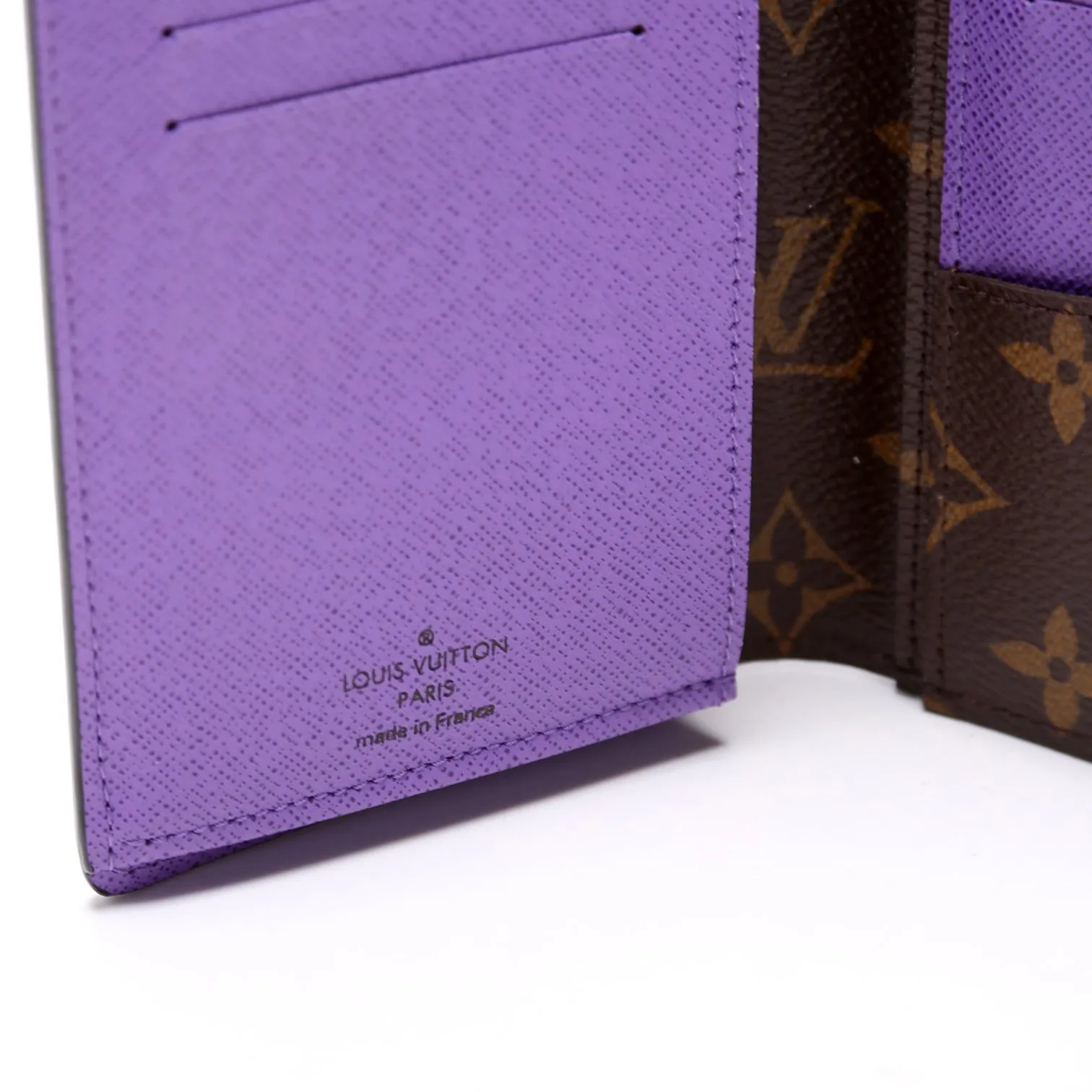 Brazza Wallet Macassar Monogram Purple