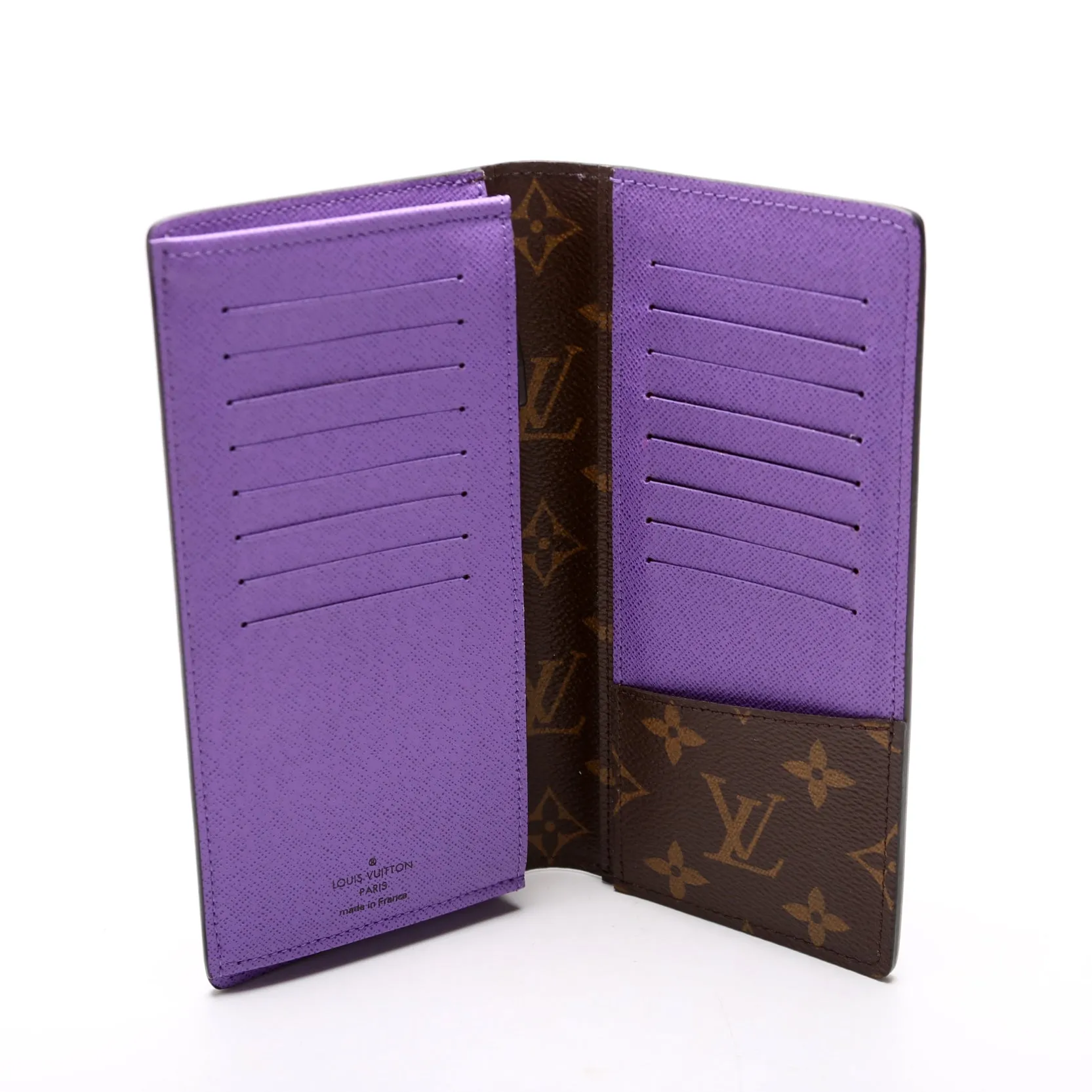 Brazza Wallet Macassar Monogram Purple