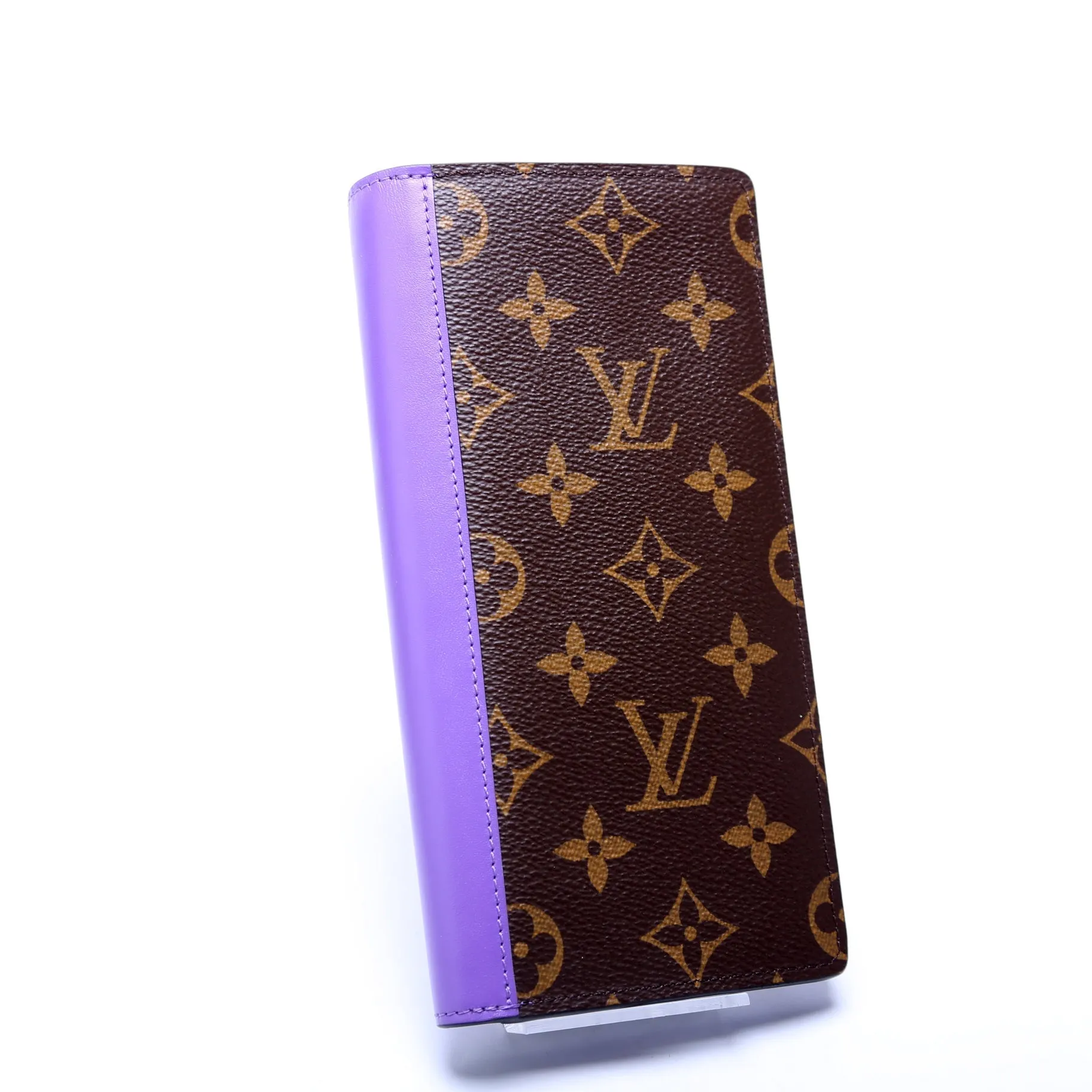 Brazza Wallet Macassar Monogram Purple