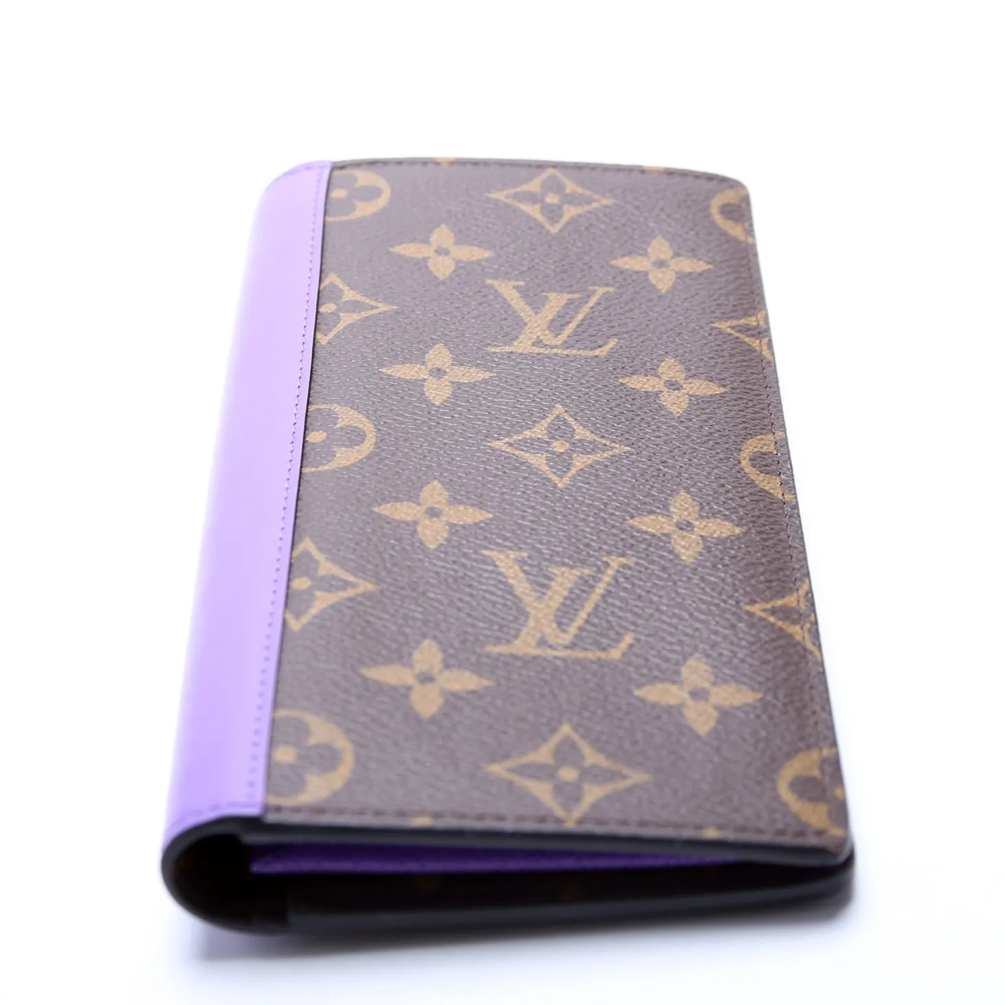 Brazza Wallet Macassar Monogram Purple