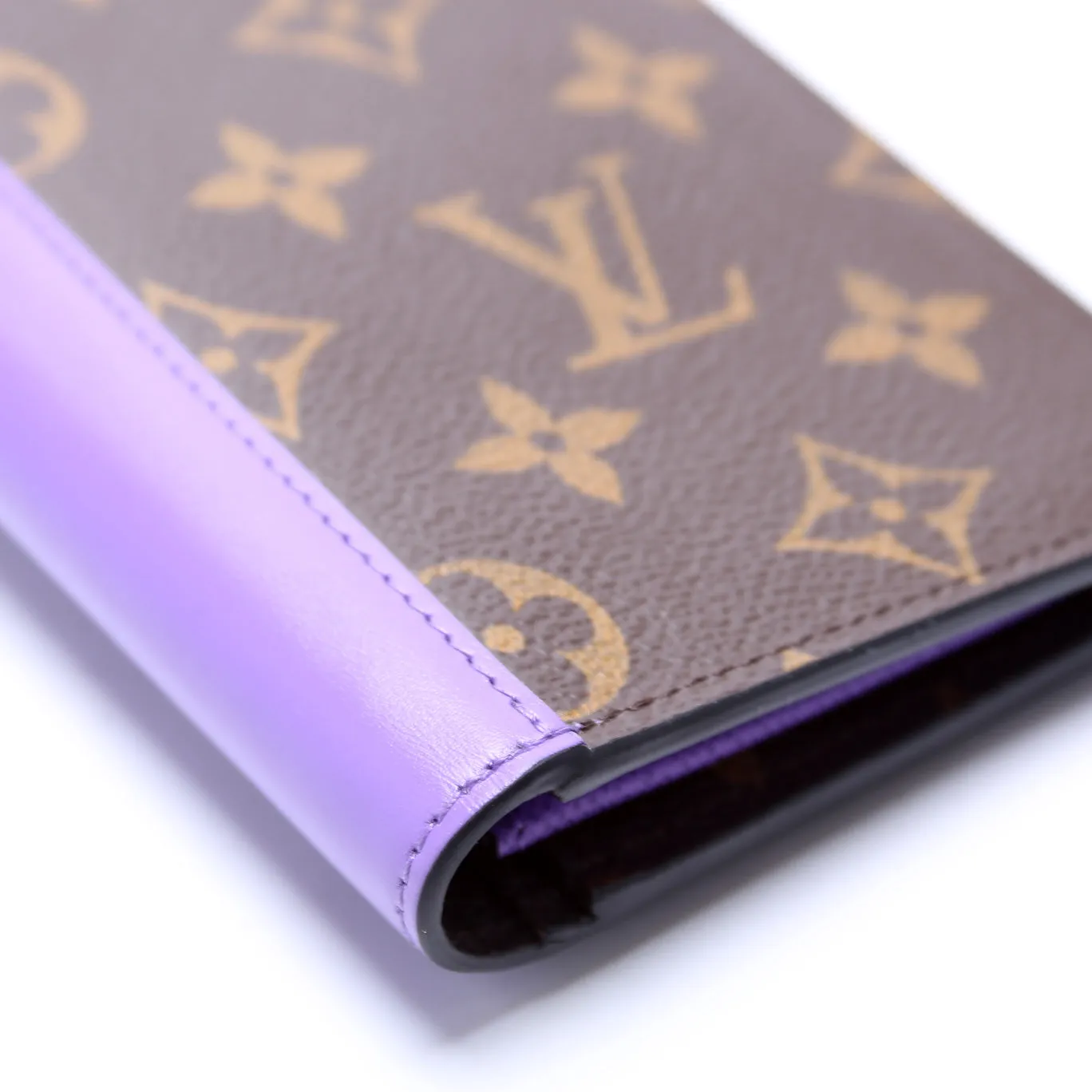 Brazza Wallet Macassar Monogram Purple