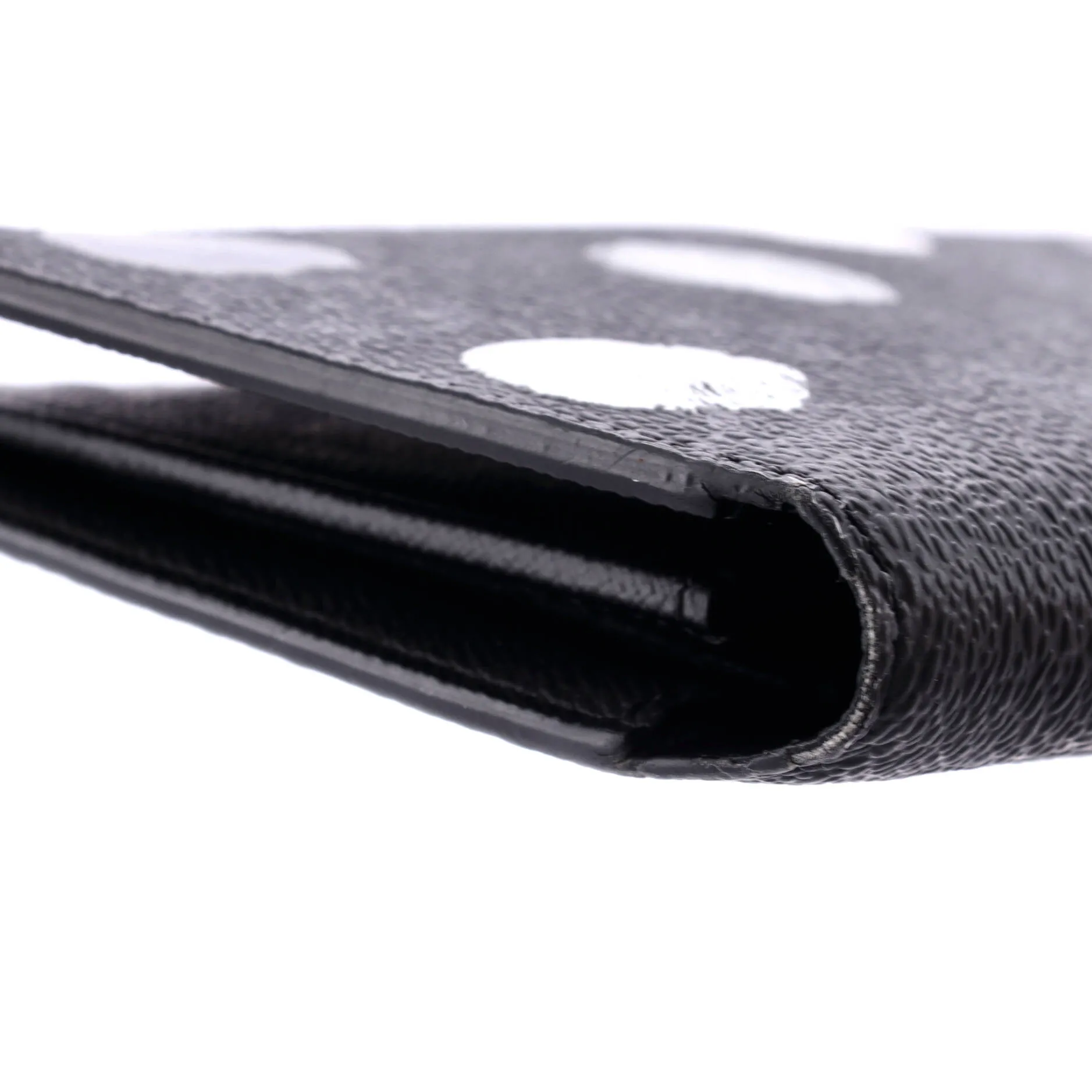 Brazza Wallet Yayoi Kusama Painted Dots Monogram Eclipse Canvas