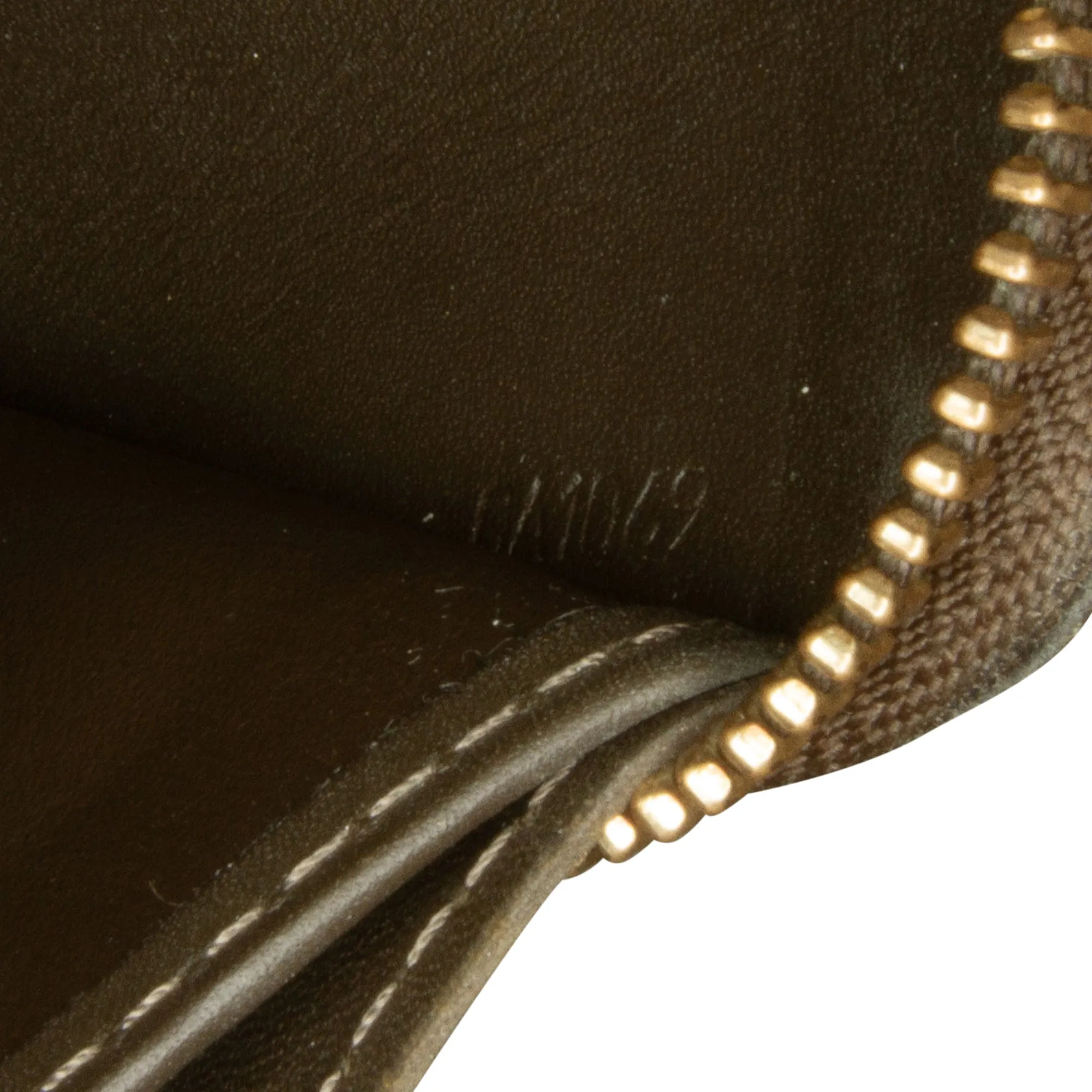 Brown Louis Vuitton Monogram Vernis Zippy Wallet