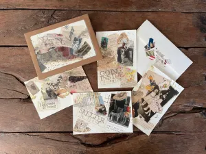 Carolyn's cooped up pack of artistic printed cards