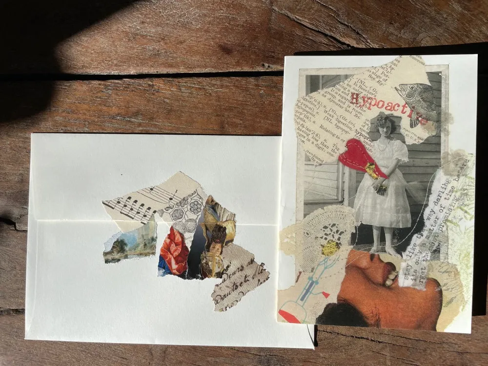 Carolyn's flirty pack of artistic printed cards