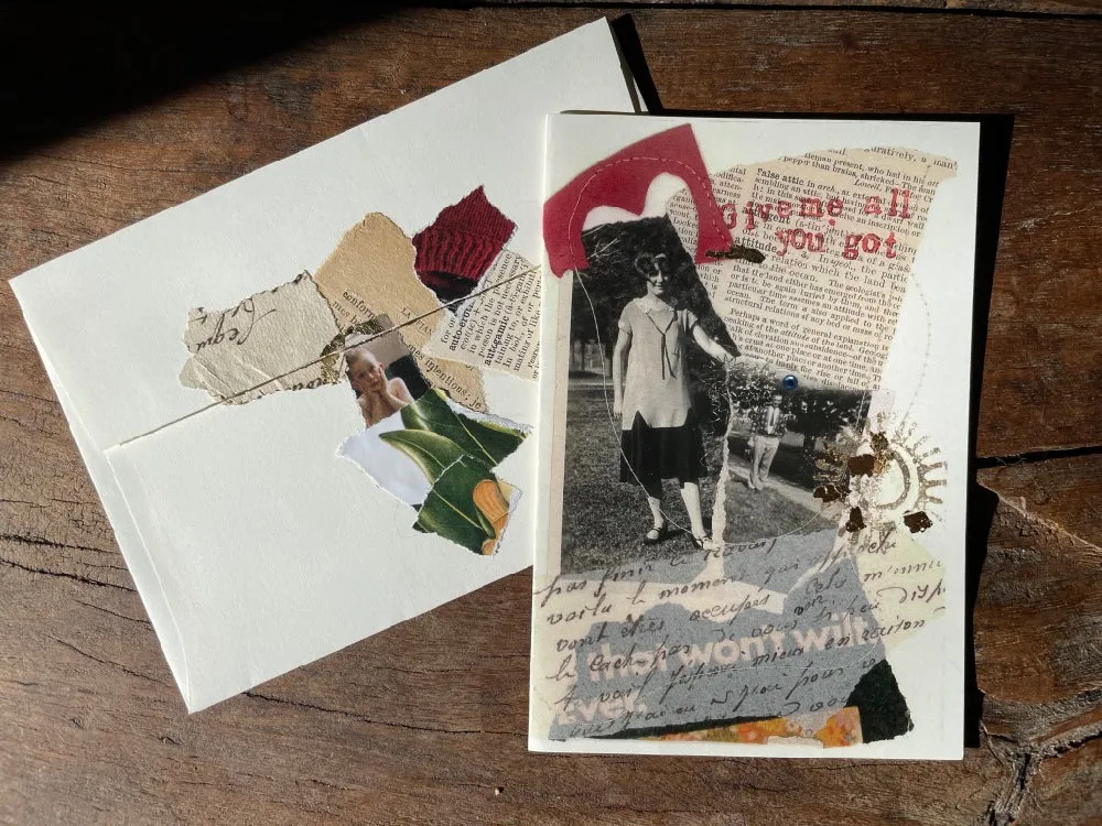 Carolyn's flirty pack of artistic printed cards