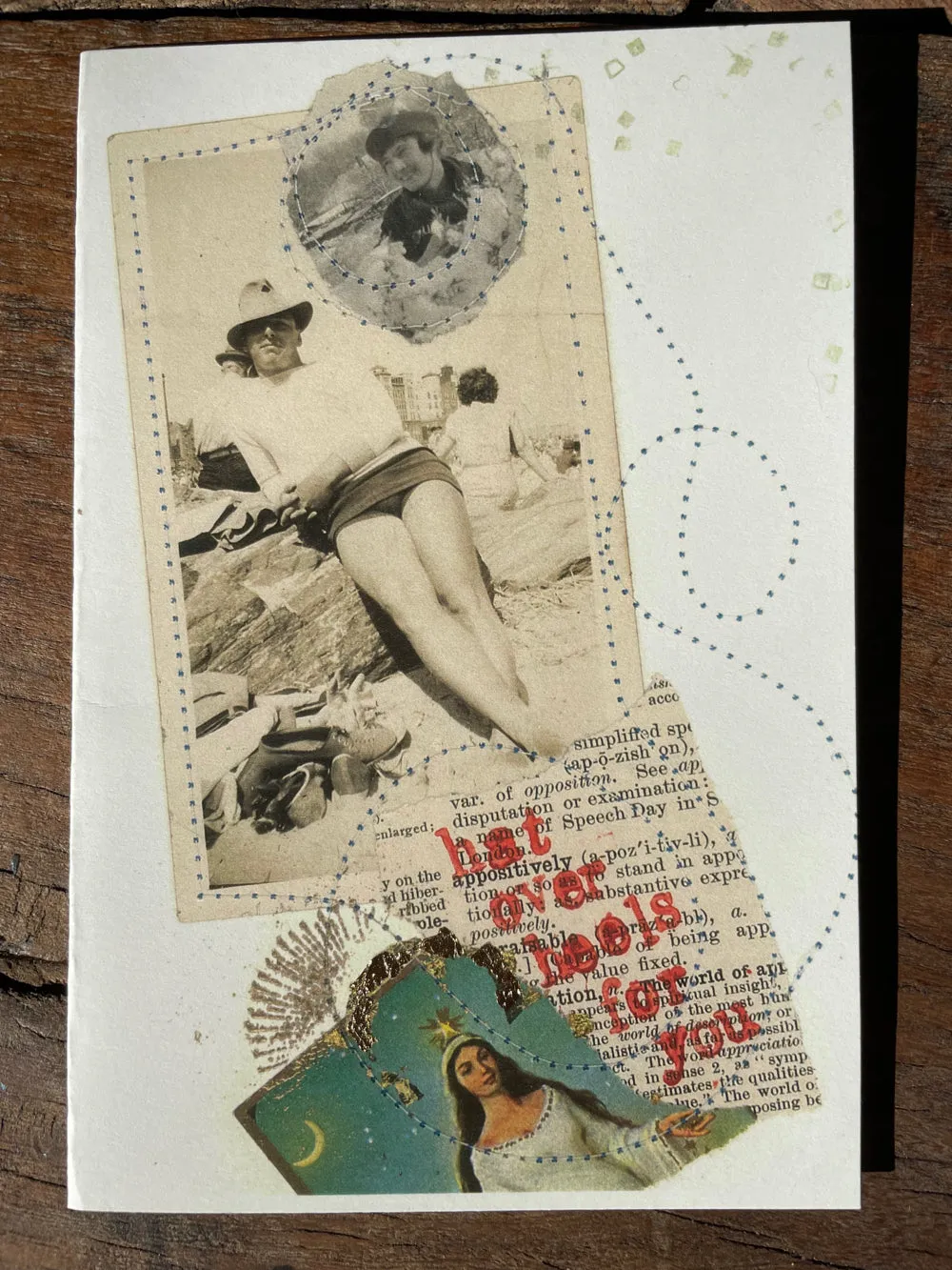 Carolyn's flirty pack of artistic printed cards