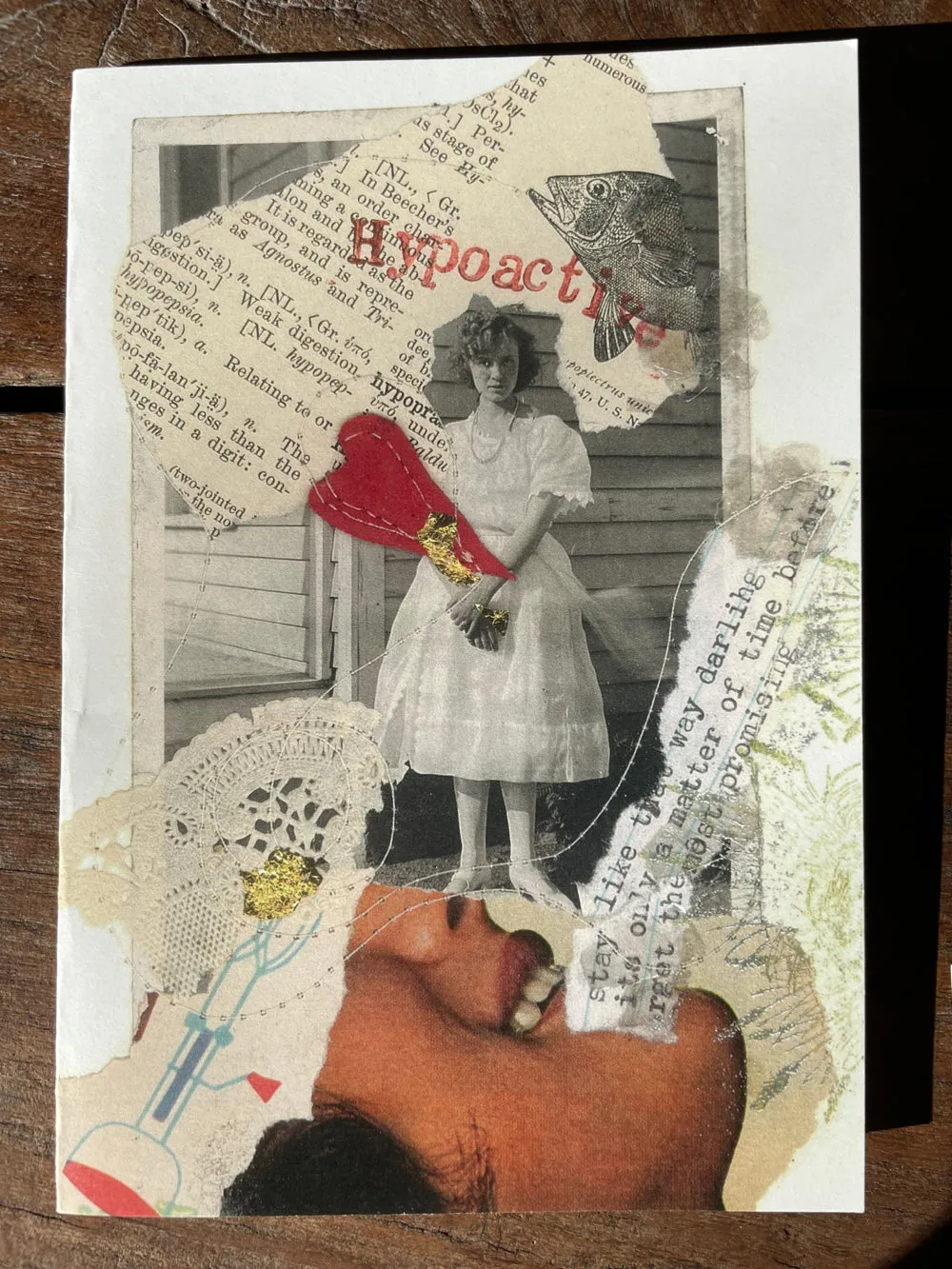 Carolyn's flirty pack of artistic printed cards