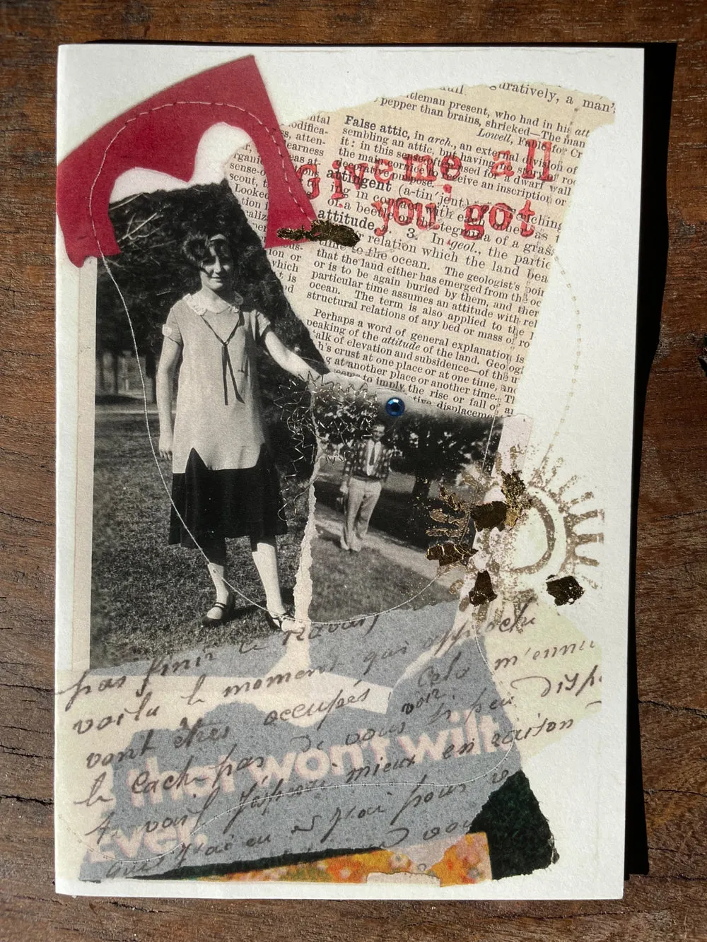 Carolyn's flirty pack of artistic printed cards