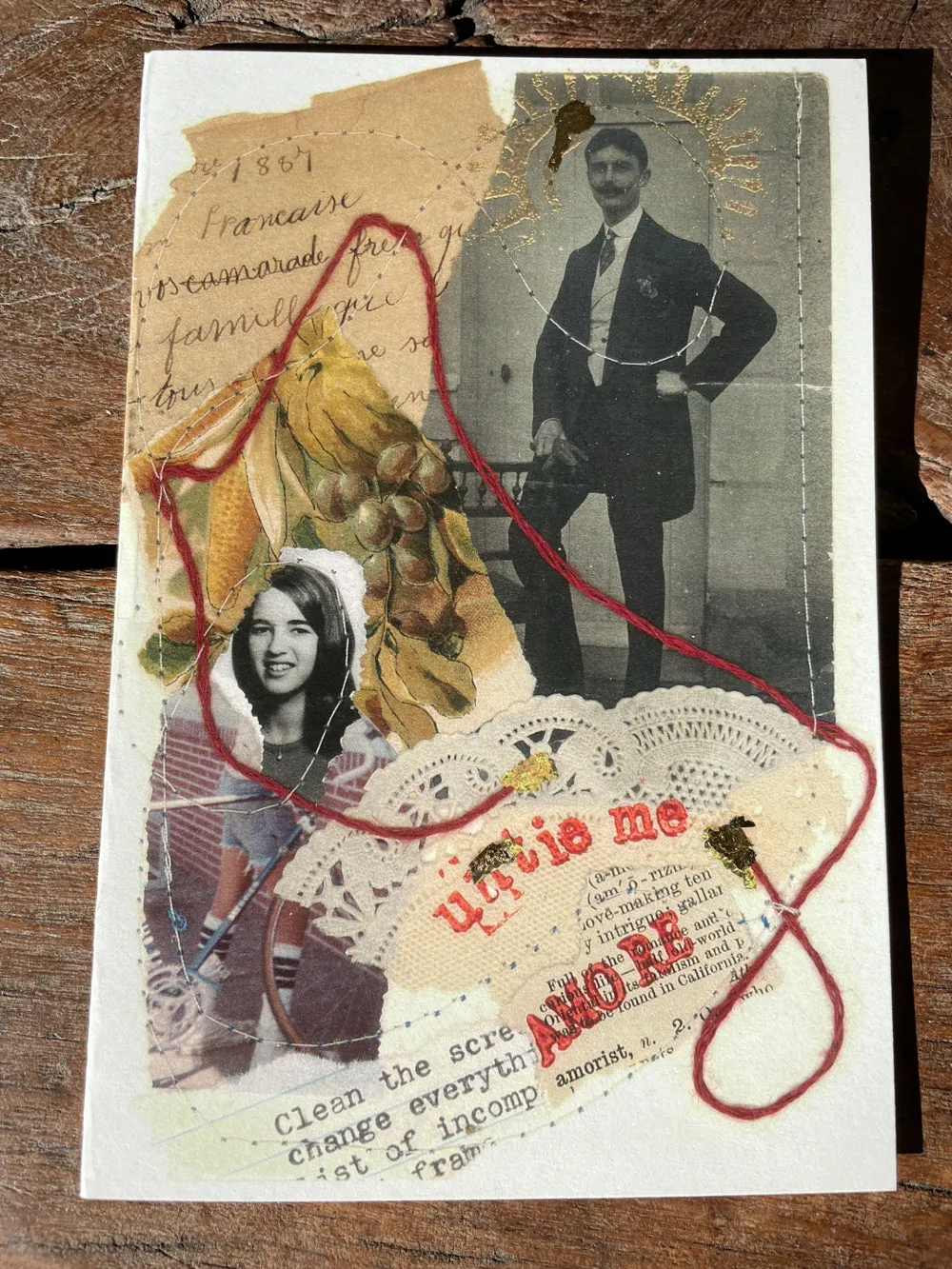Carolyn's flirty pack of artistic printed cards